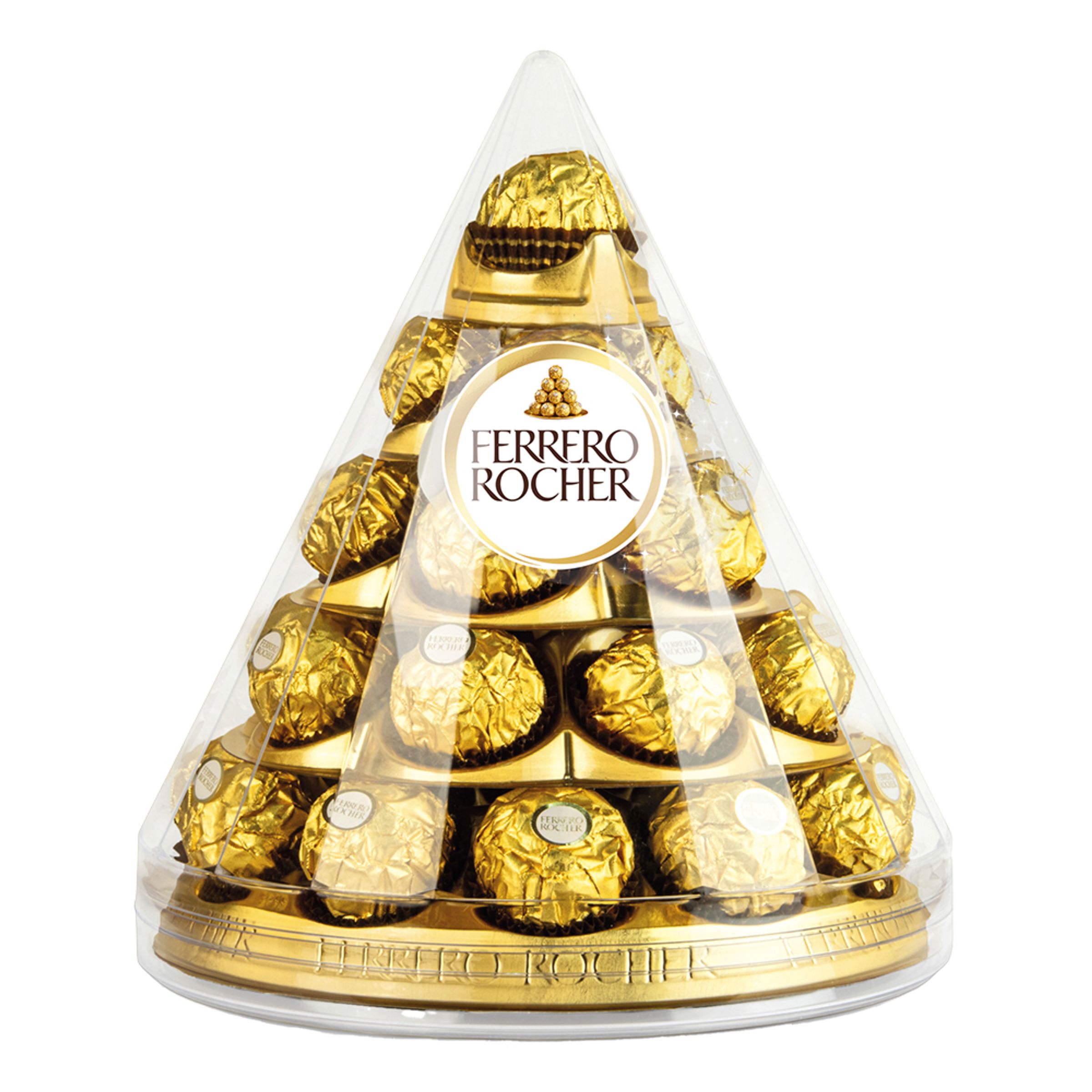 Läs mer om Ferrero Rocher Cone Chokladask - 350 gram