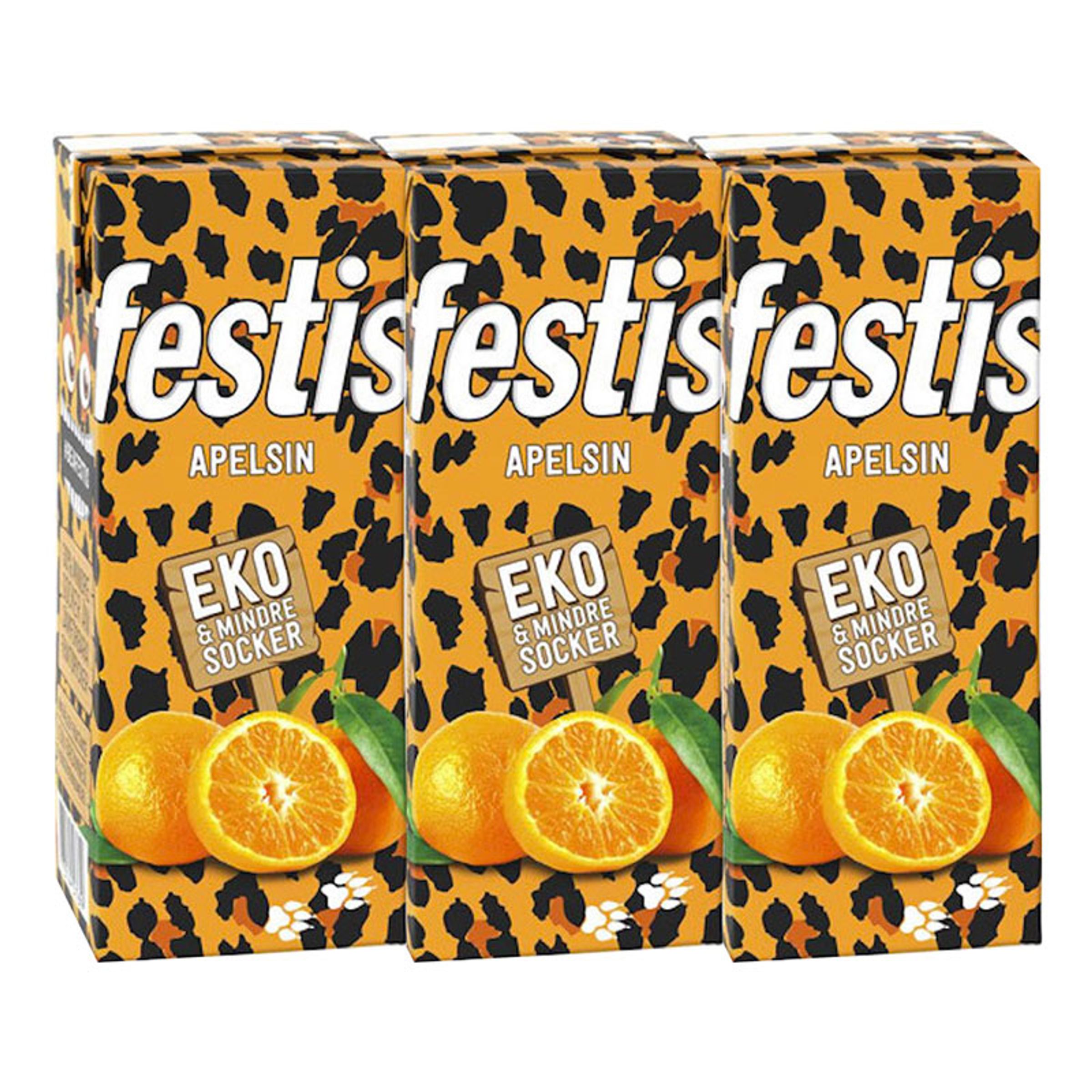 Läs mer om Festis Apelsin Ekologisk 3-pack - 3-pack