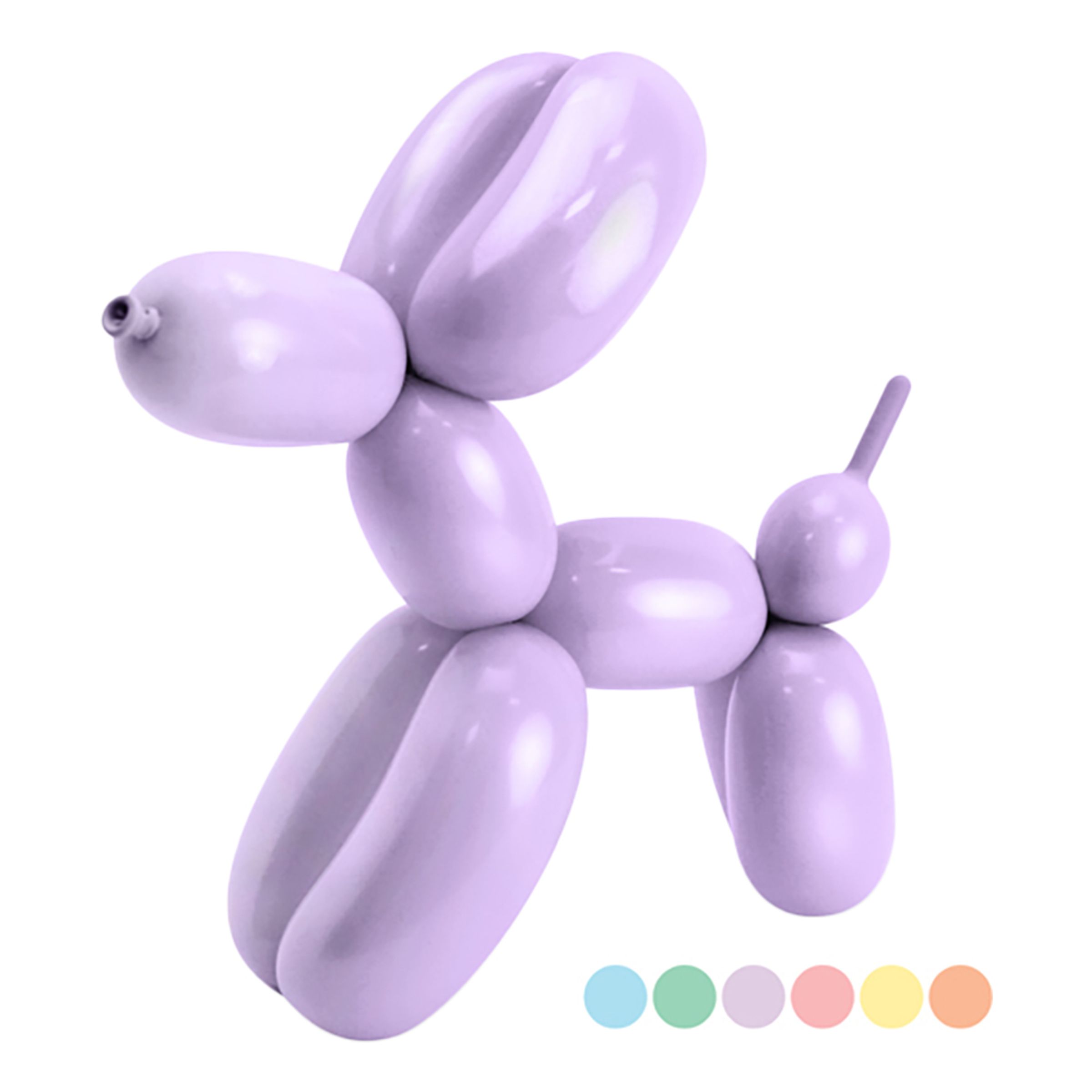 Läs mer om Figurballonger Pastell Mix Kit - 30-pack