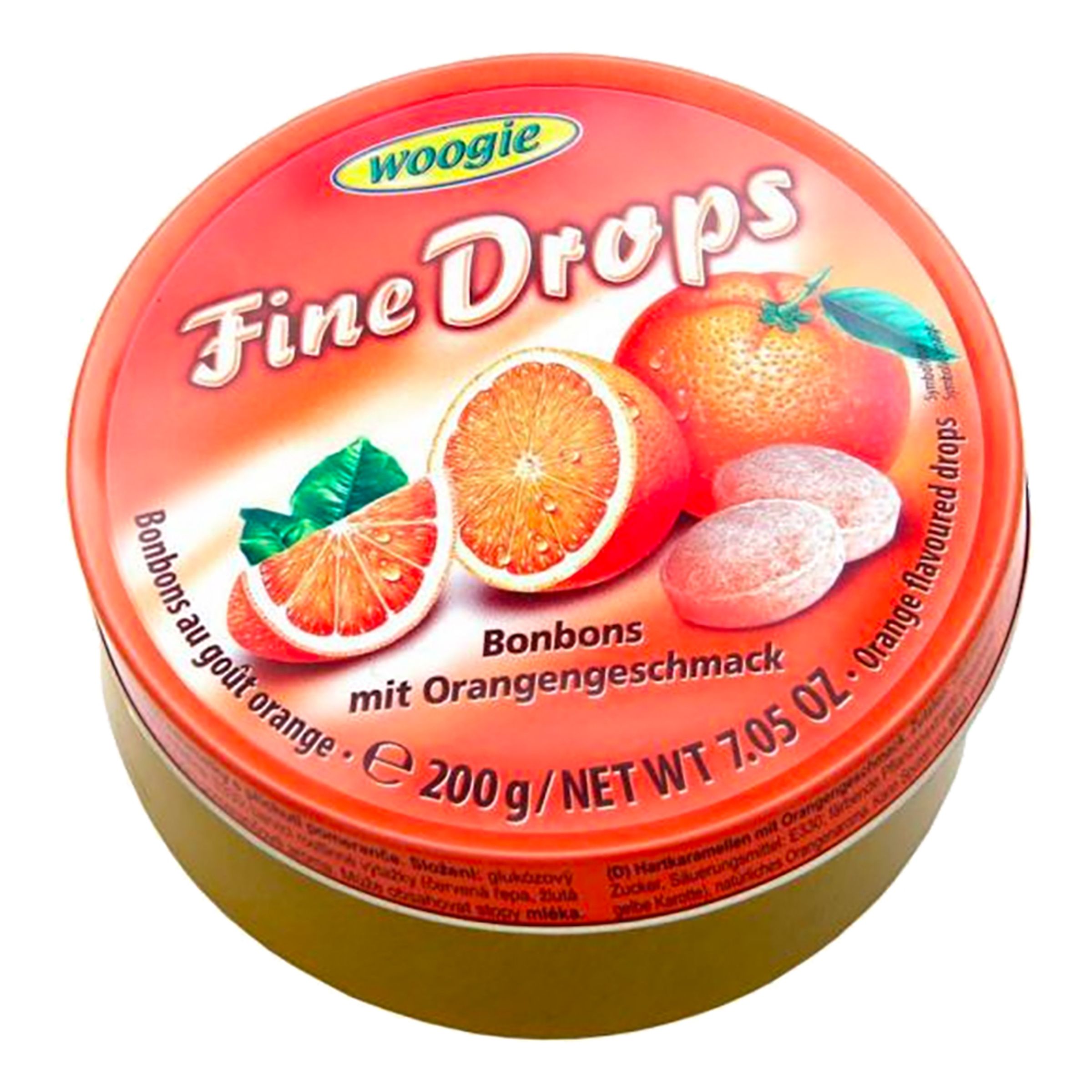 Fine Drops Apelsin i Plåtburk - 200 gram