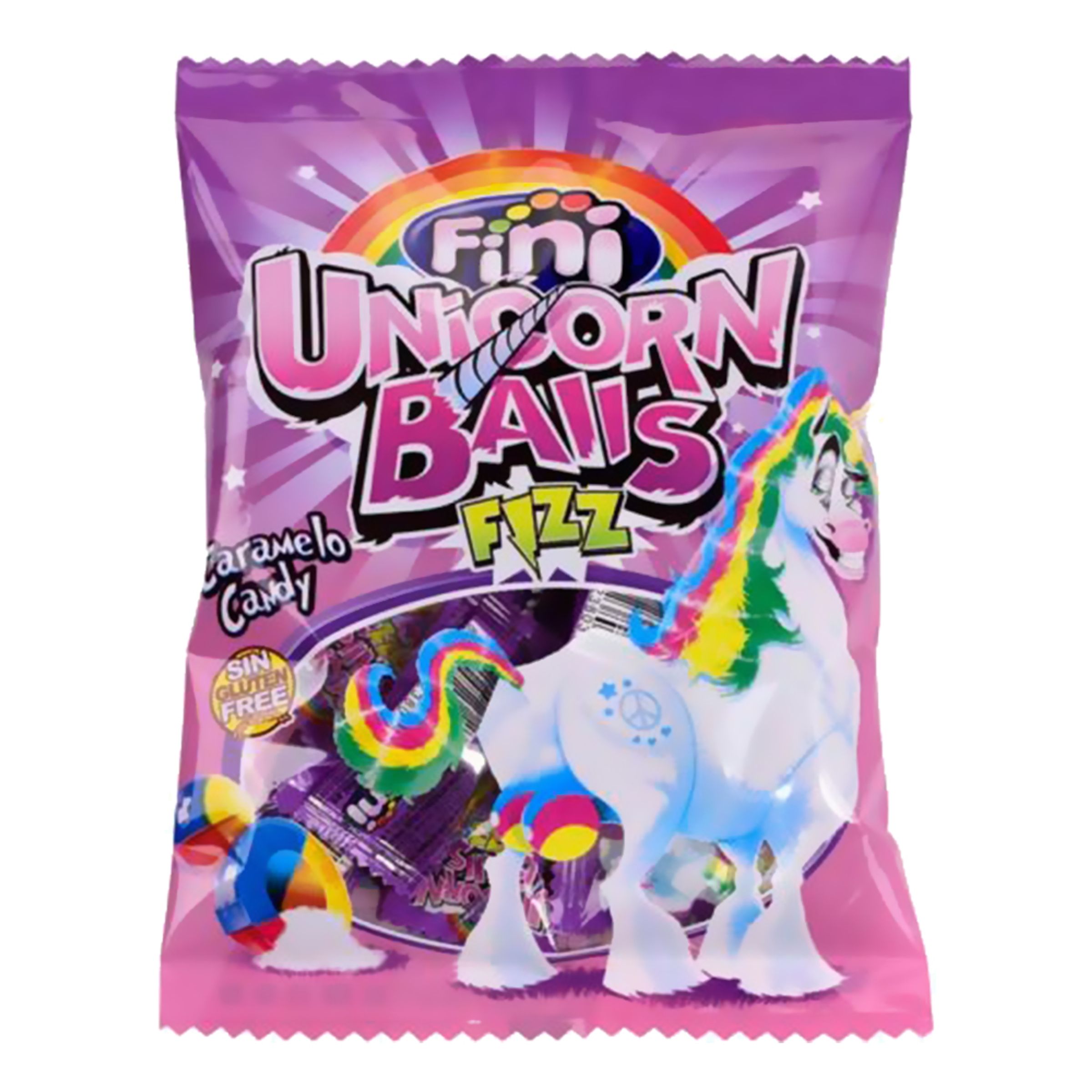 Läs mer om Fini Unicorn Balls i Påse - 80 gram