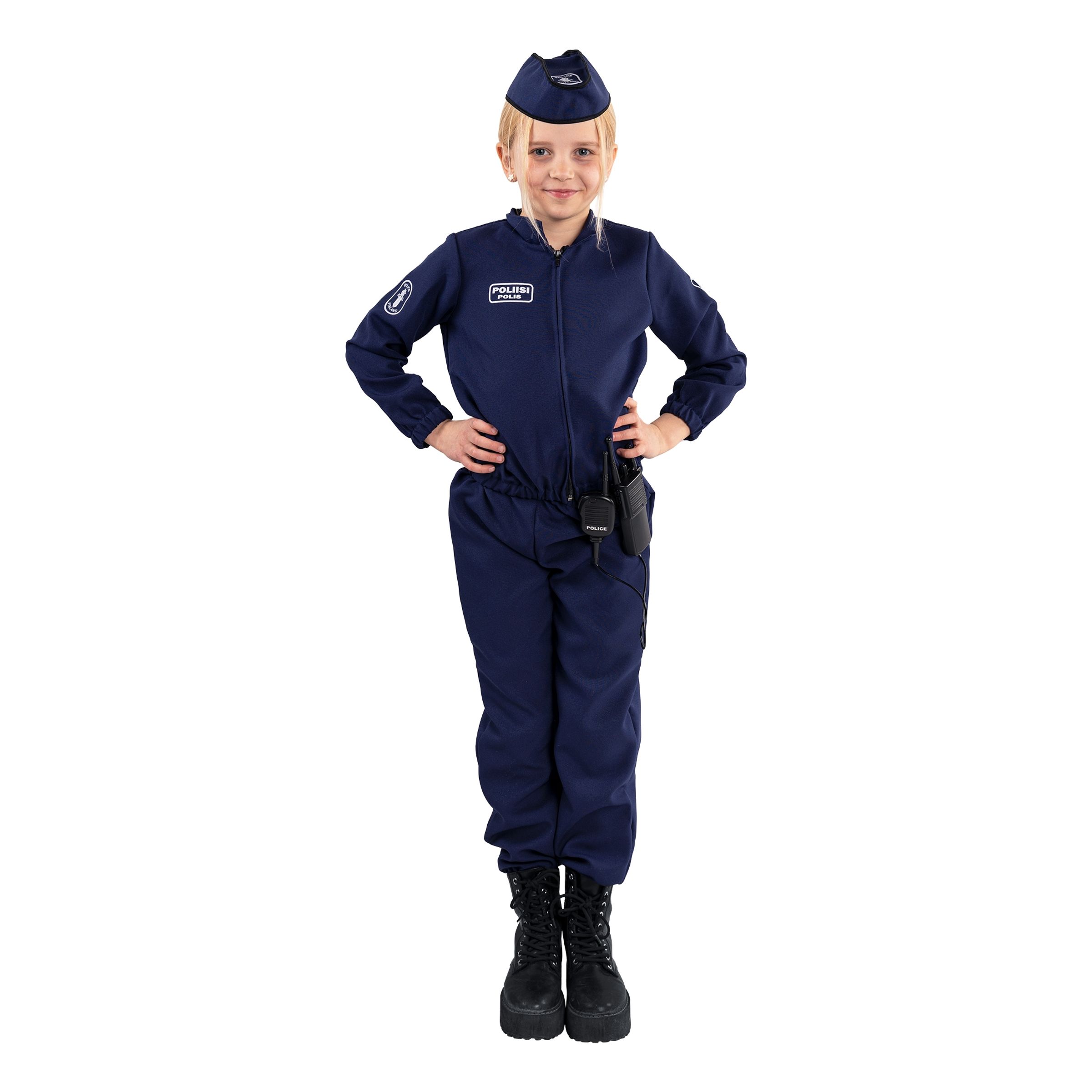 Finsk Polis Barn Maskeraddräkt - Large