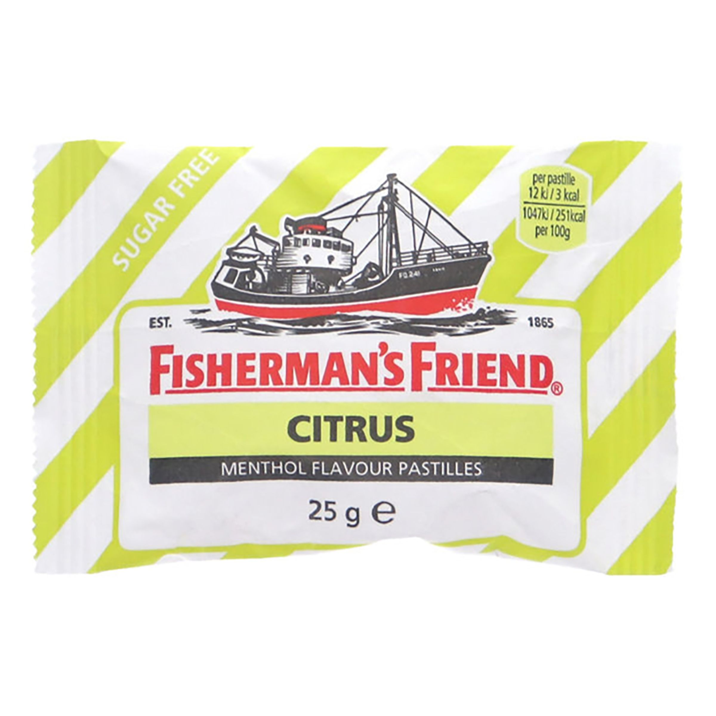 Fishermans Friend Citrus Sockerfri - 25 gram