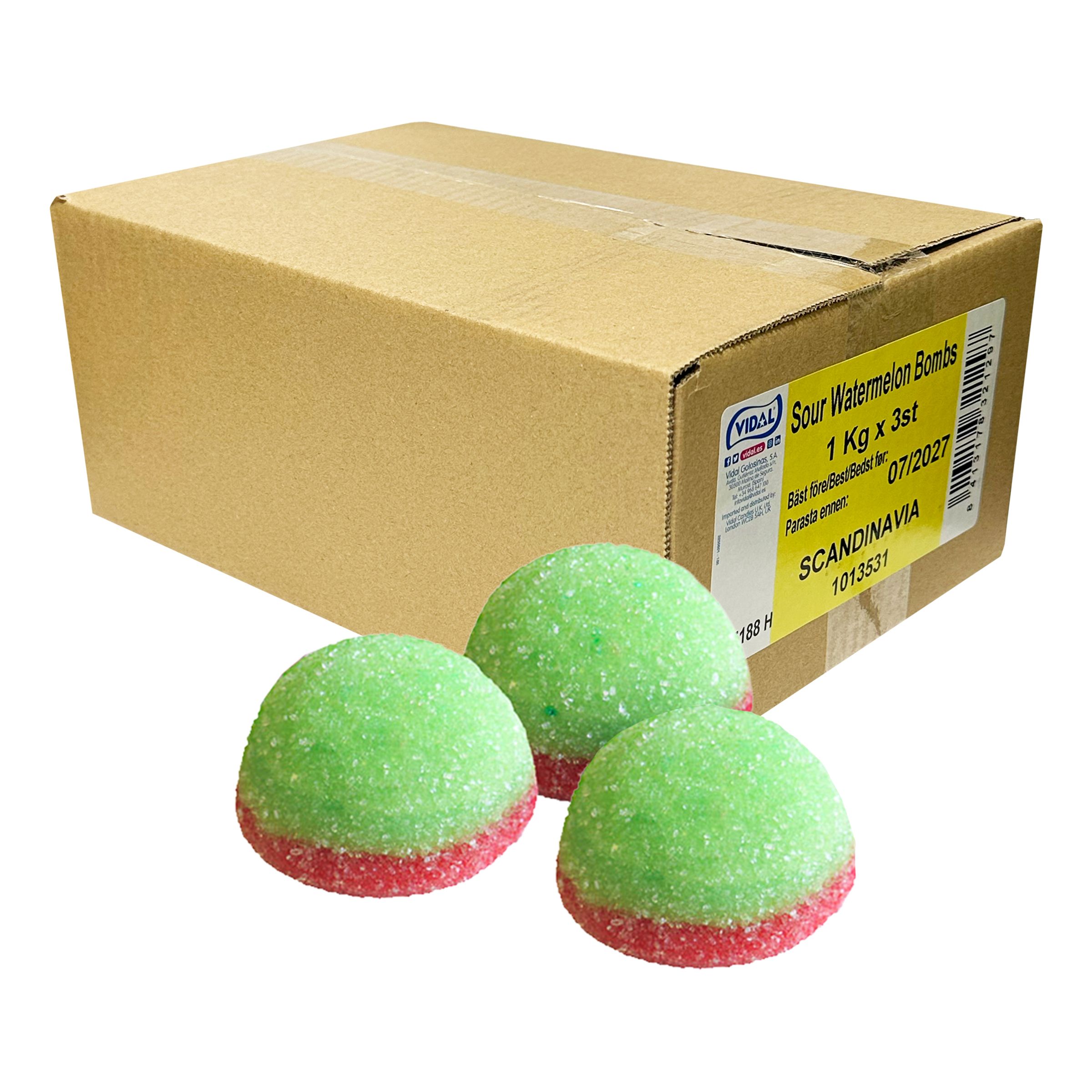 Fizzy Meloner Bombs Storpack - 3 kg | Hem - Godis & Läsk - Godis - Surt Godis | Pryloteket