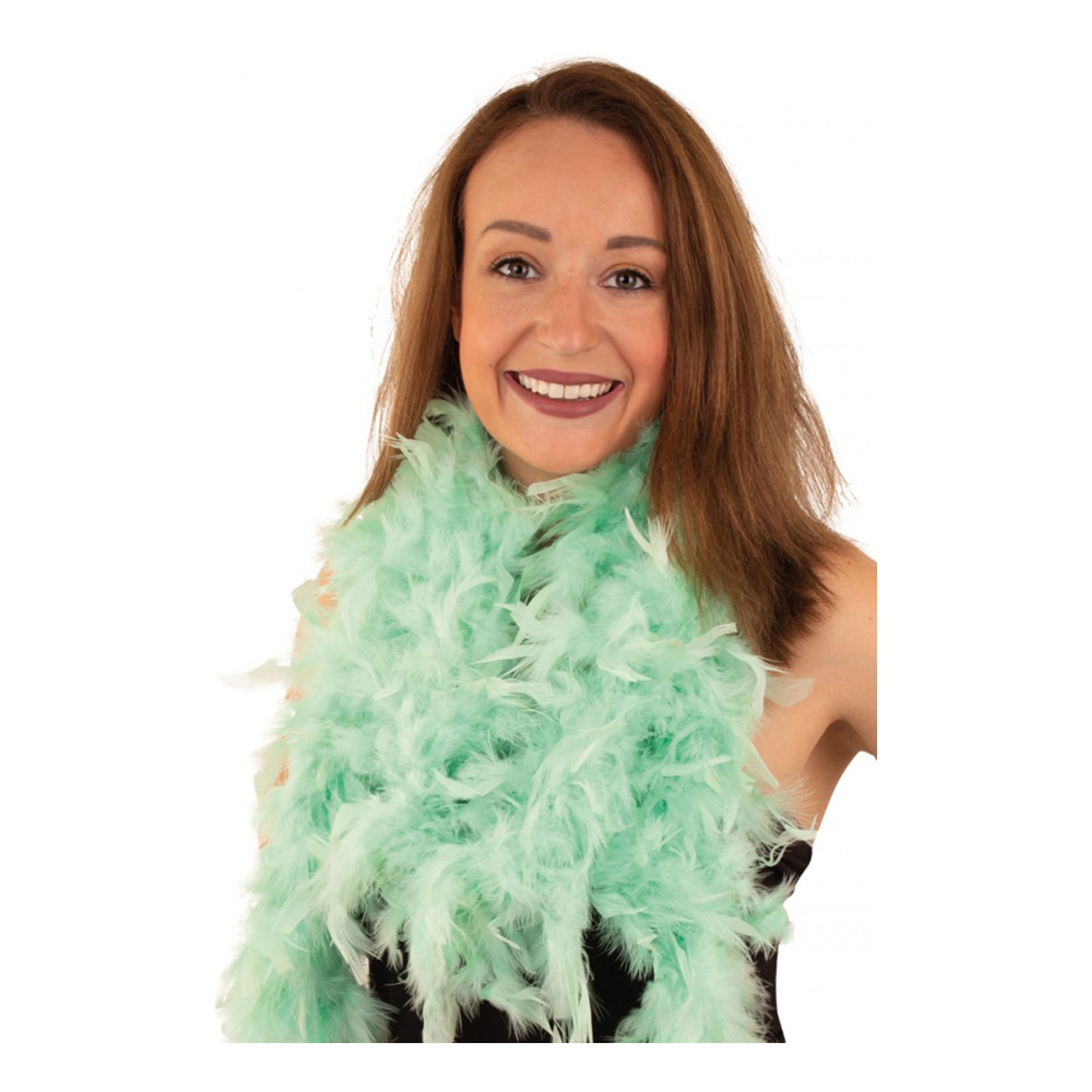 Fjäderboa Pastellgrön