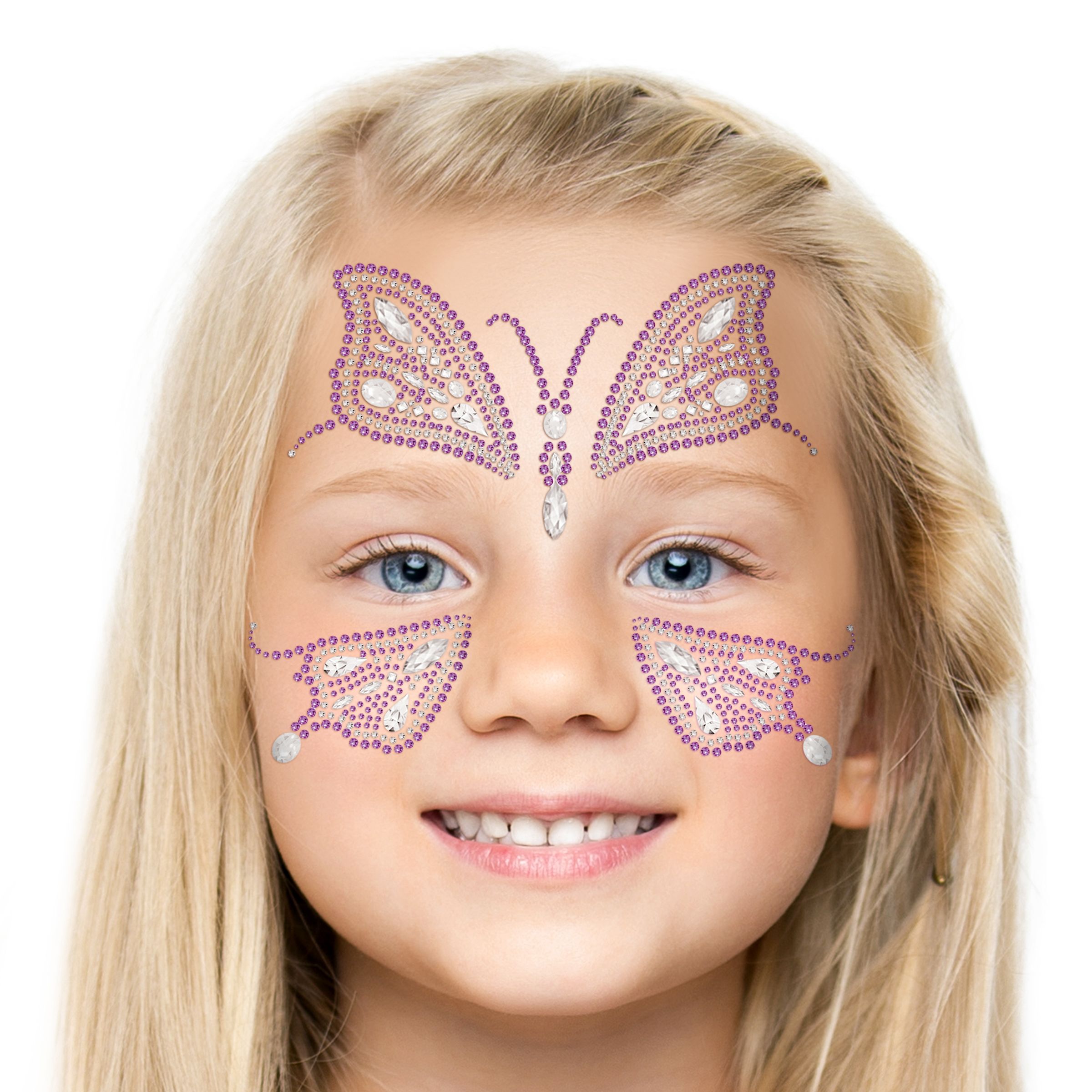 Fjäril Självhäftande Smink för Barn | Hem - Maskerad - Smink | Maskeradspecialisten