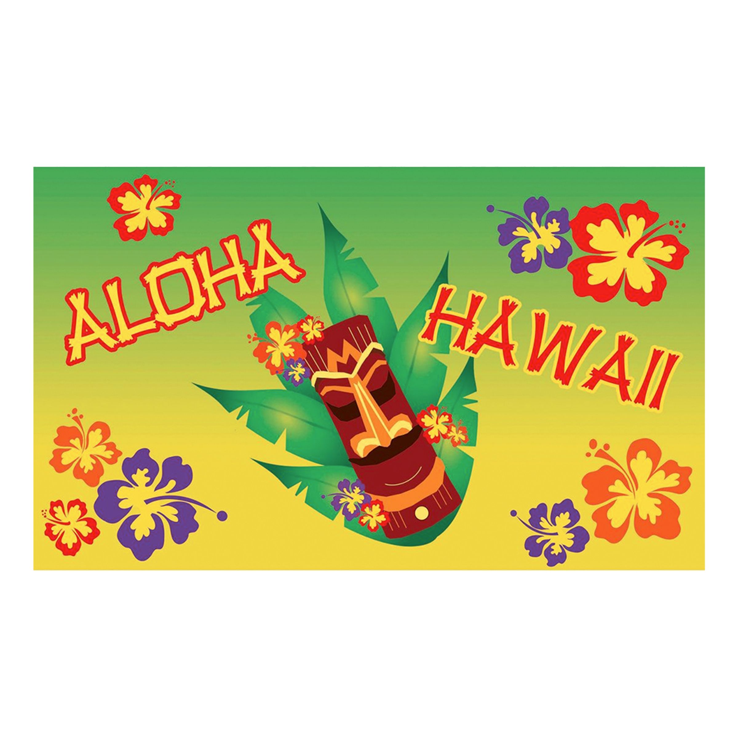 Läs mer om Flagga Aloha - 90 x 150 cm