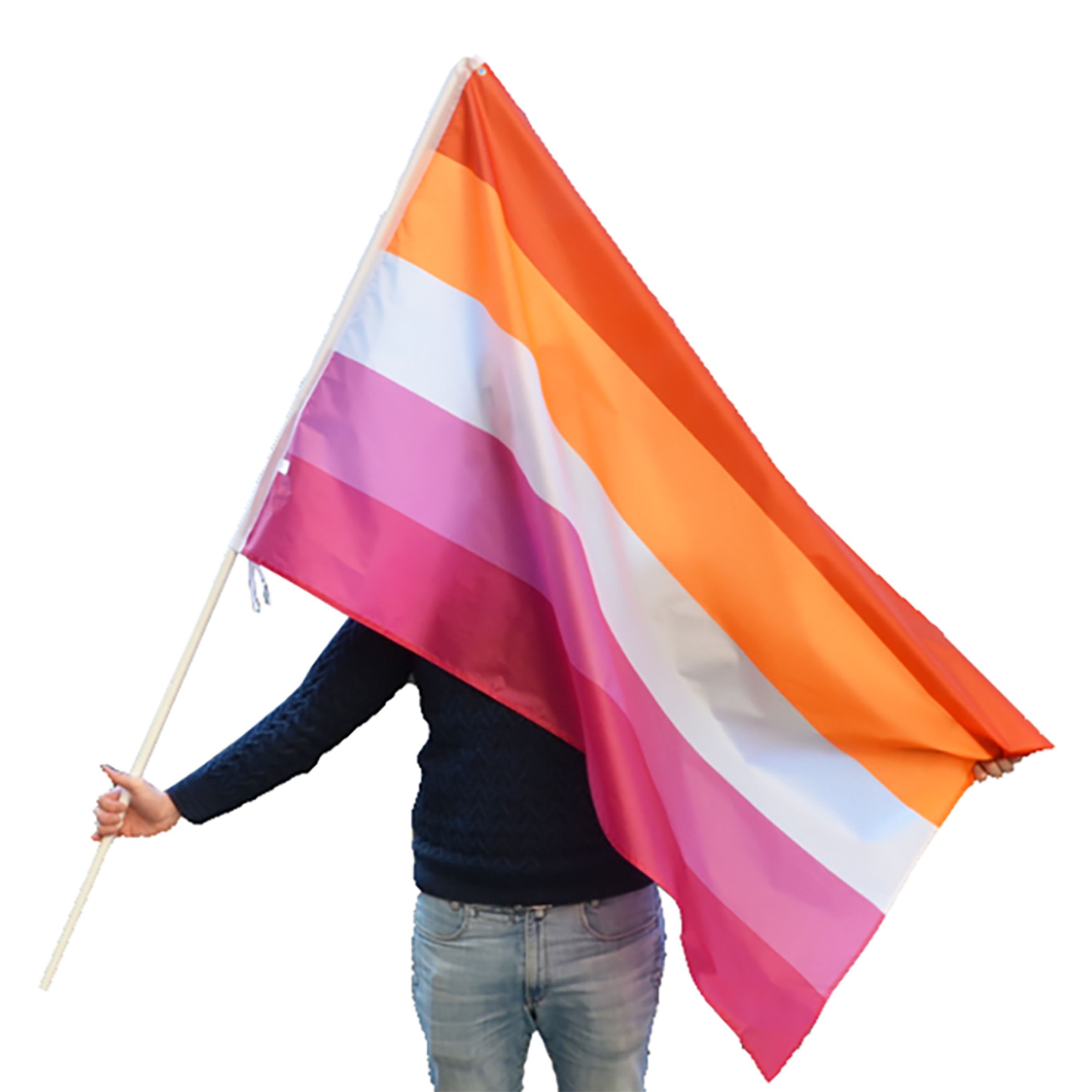Läs mer om Flagga Lesbian Sunset XL Deluxe