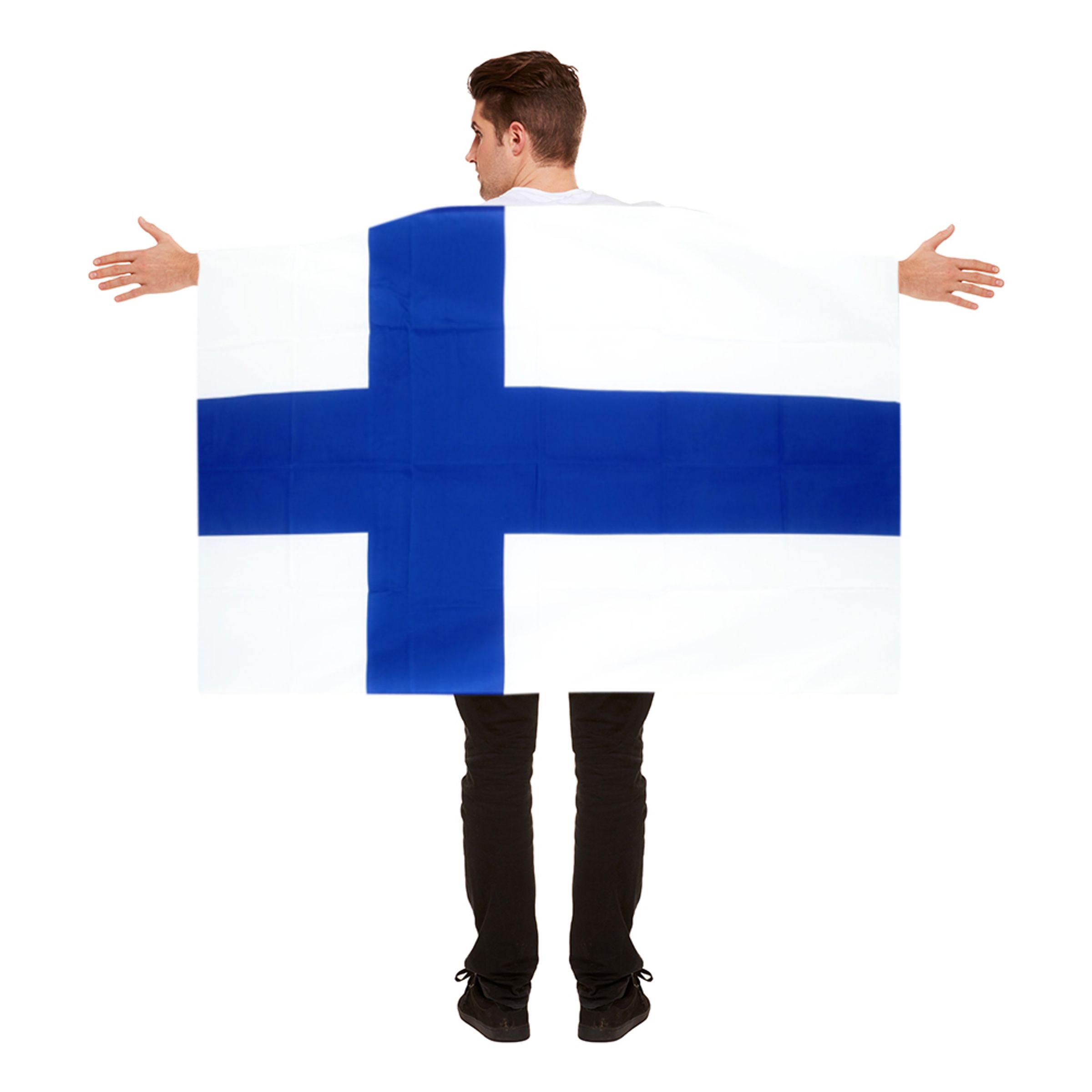 Läs mer om Flaggcape Finland - One size