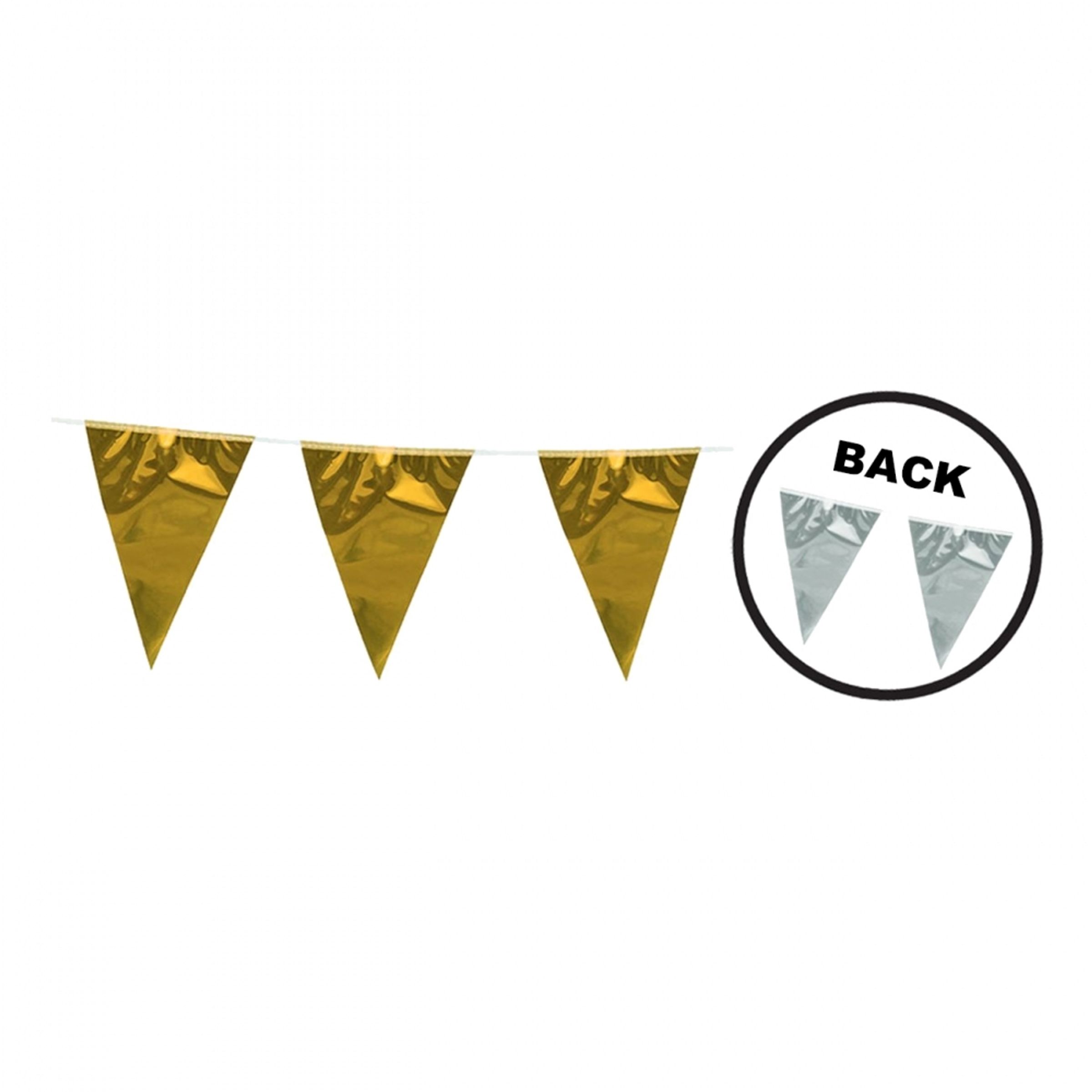 Flaggirlang Guld/Silver