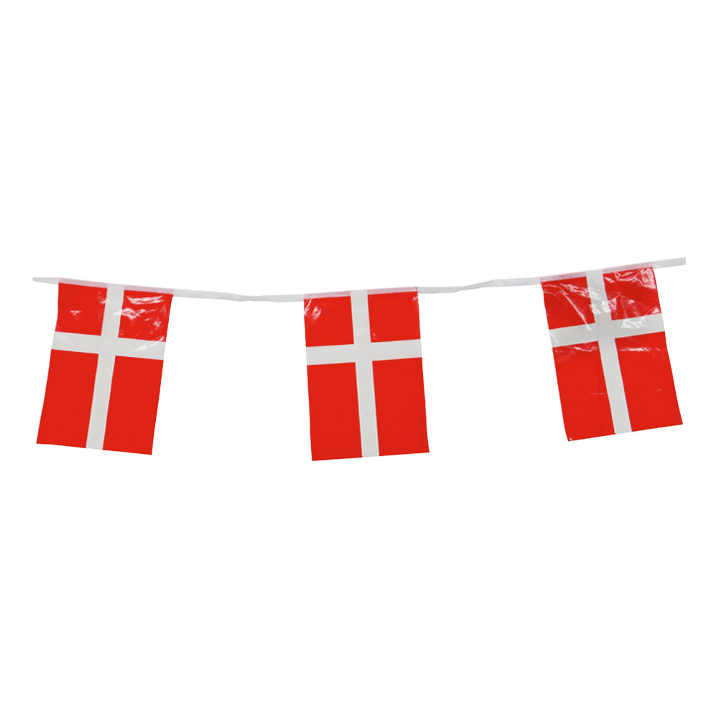 Läs mer om Flaggirlang Kvadratisk Danmark
