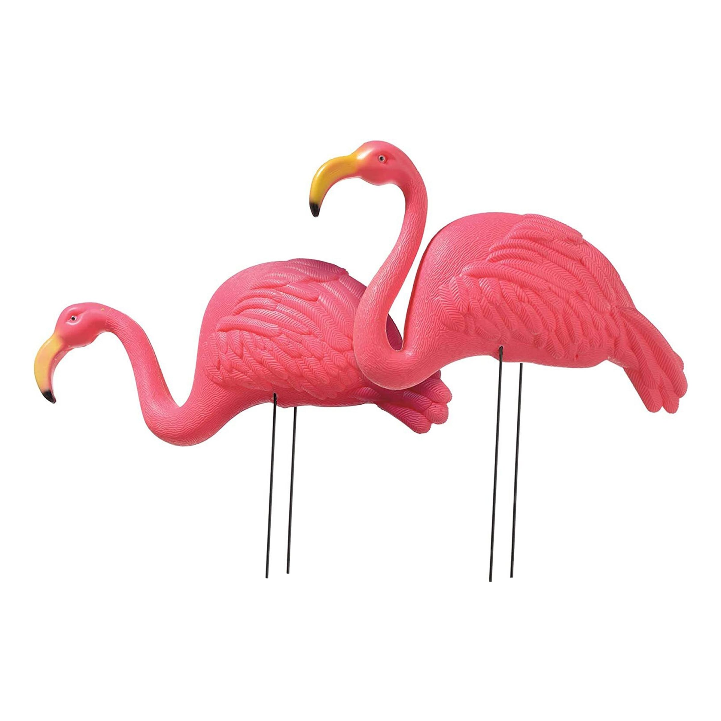 Läs mer om Flamingo Trädgårdspinnar - 2-pack