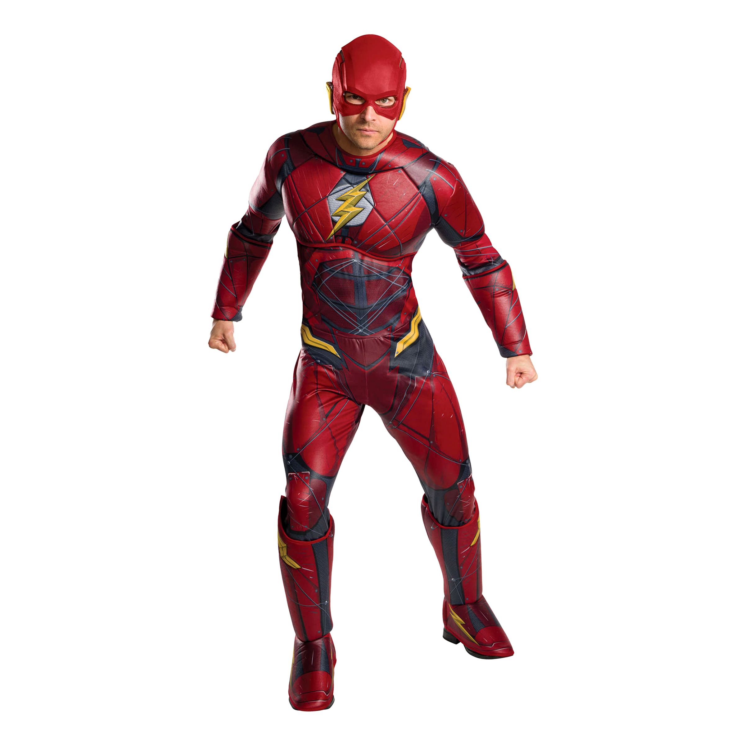 Flash Deluxe Maskeraddräkt - X-Large | Hem - Maskerad - Maskeraddräkter - Herrdräkter | Pryloteket