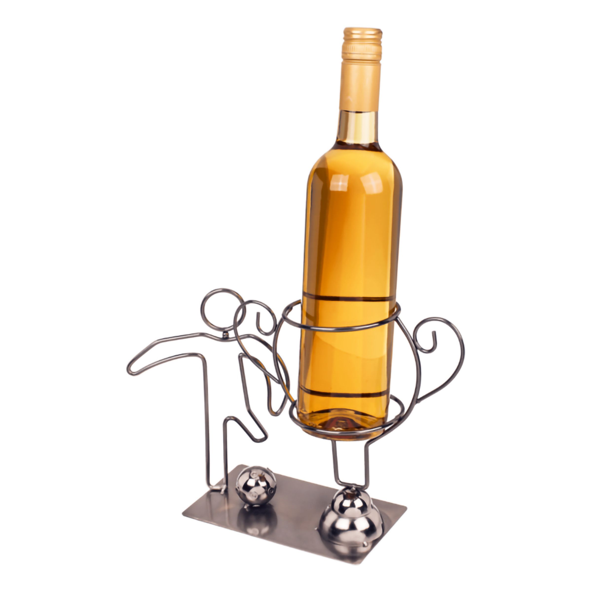 Flaskhållare i Metall Fotboll | Hem - Bartillbehör - Barinredning - Vinställ | Pryloteket