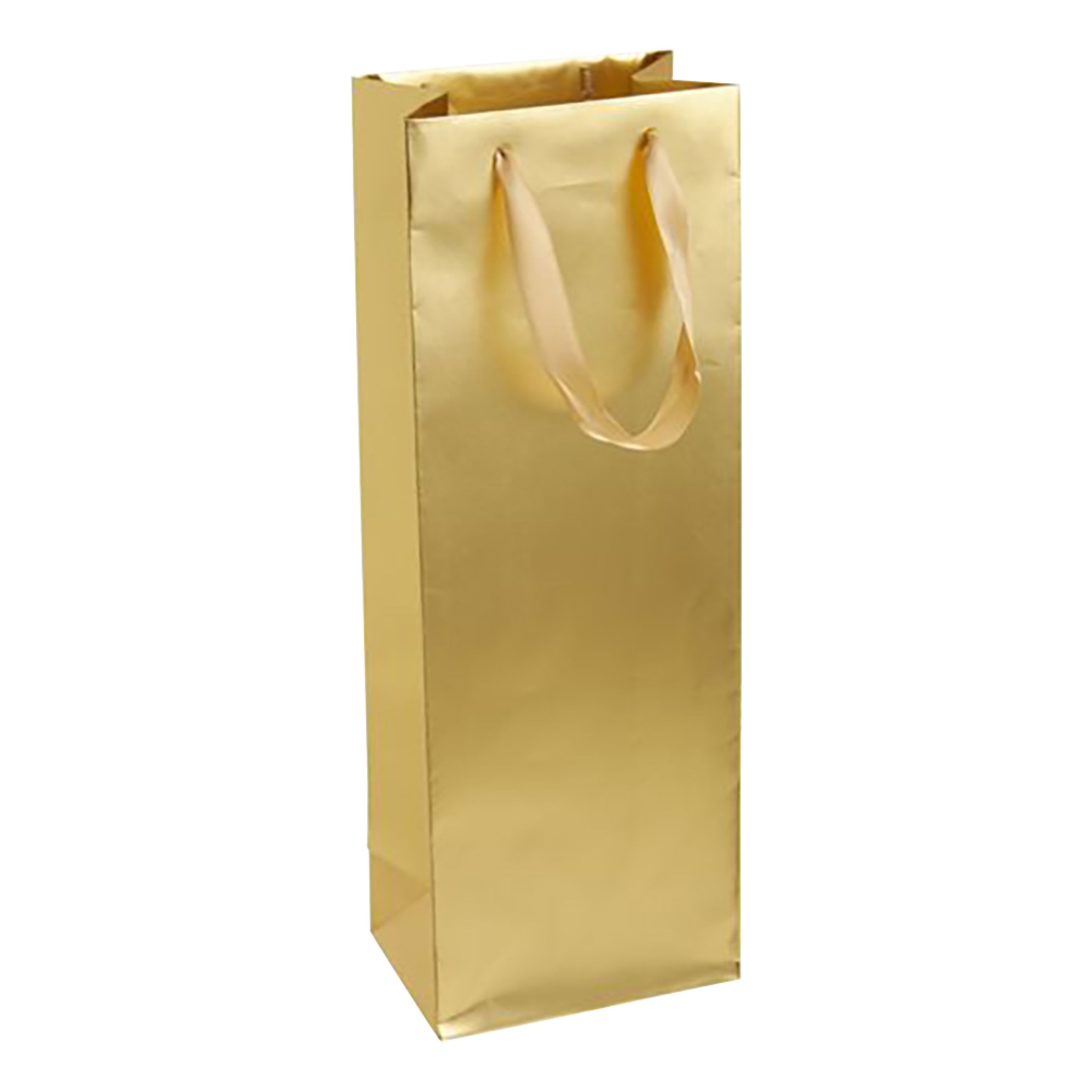 Flaskpåse Guld | Hem - Festartiklar - Presentinslagning | Pryloteket
