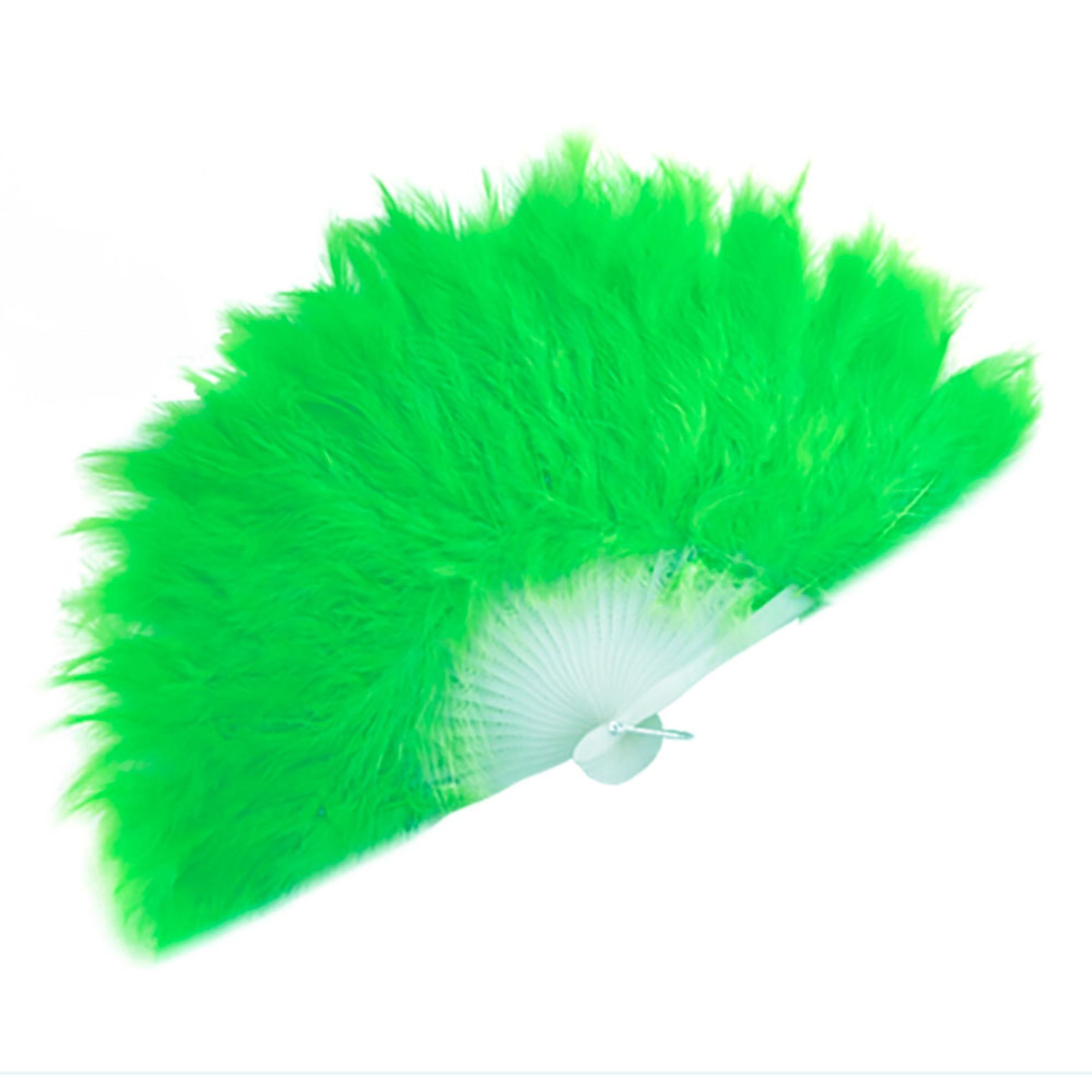 Fluffig Solfjäder Grön | Hem - Maskerad - Tillbehör - Maskeradaccessoarer | Maskeradspecialisten
