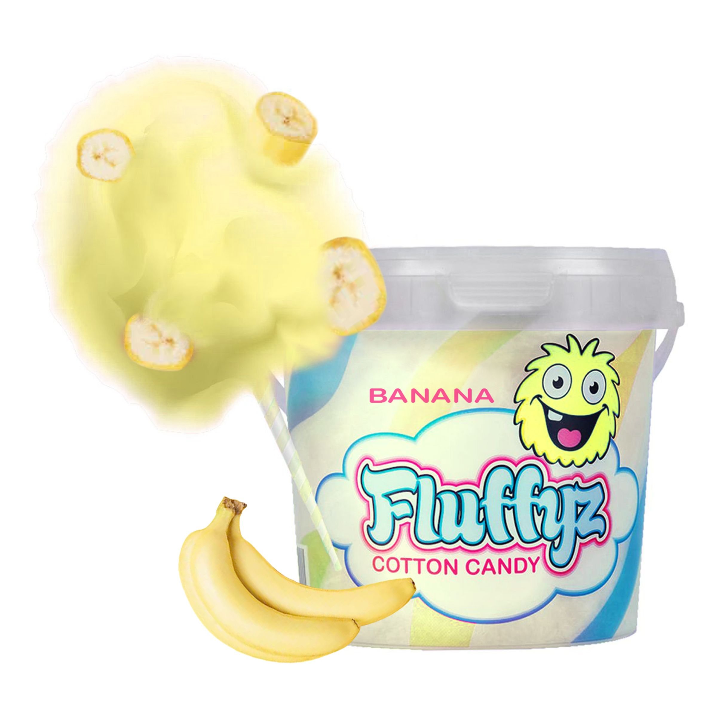 Fluffyz Sockervadd - Banan