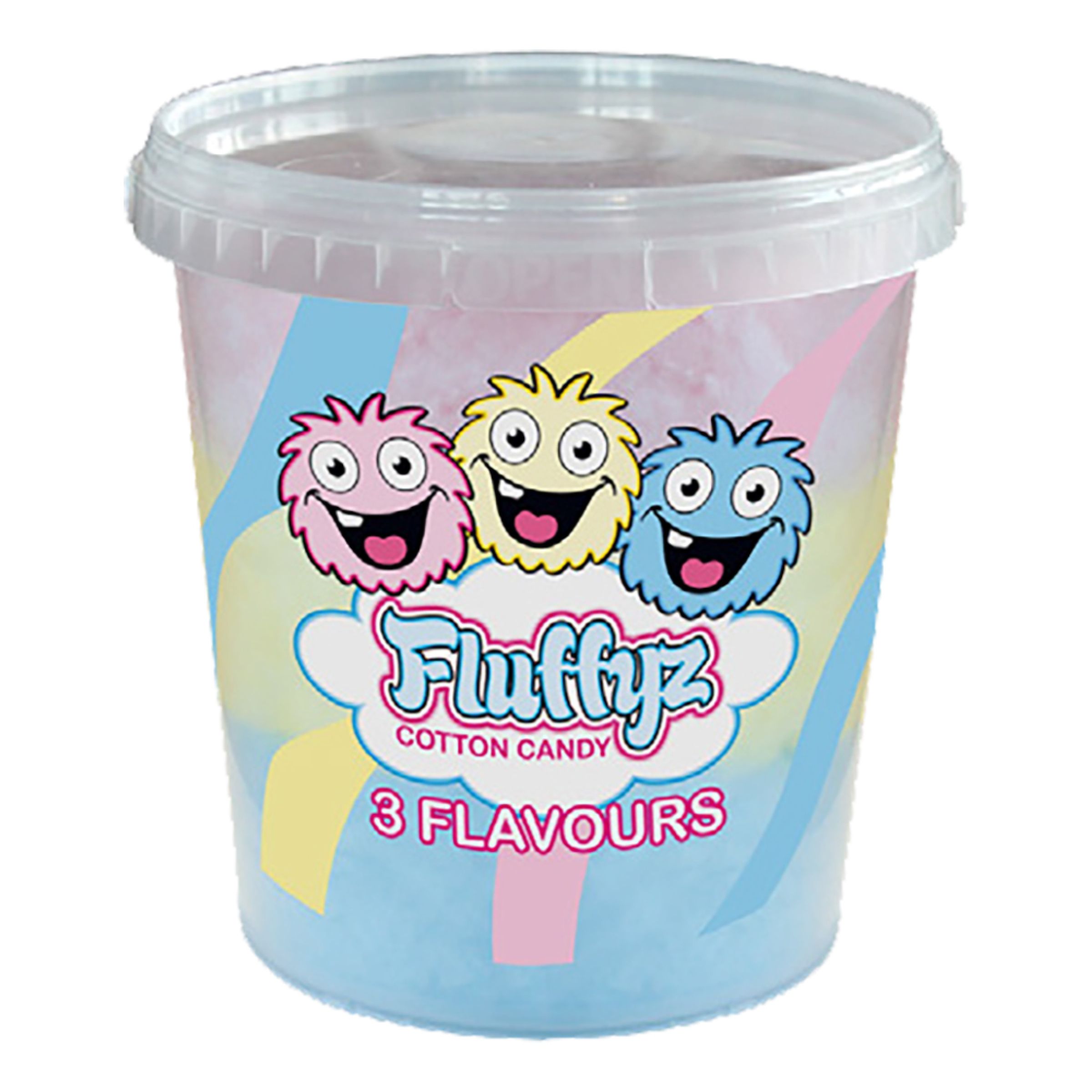 Fluffyz Sockervadd - Blandade Smaker