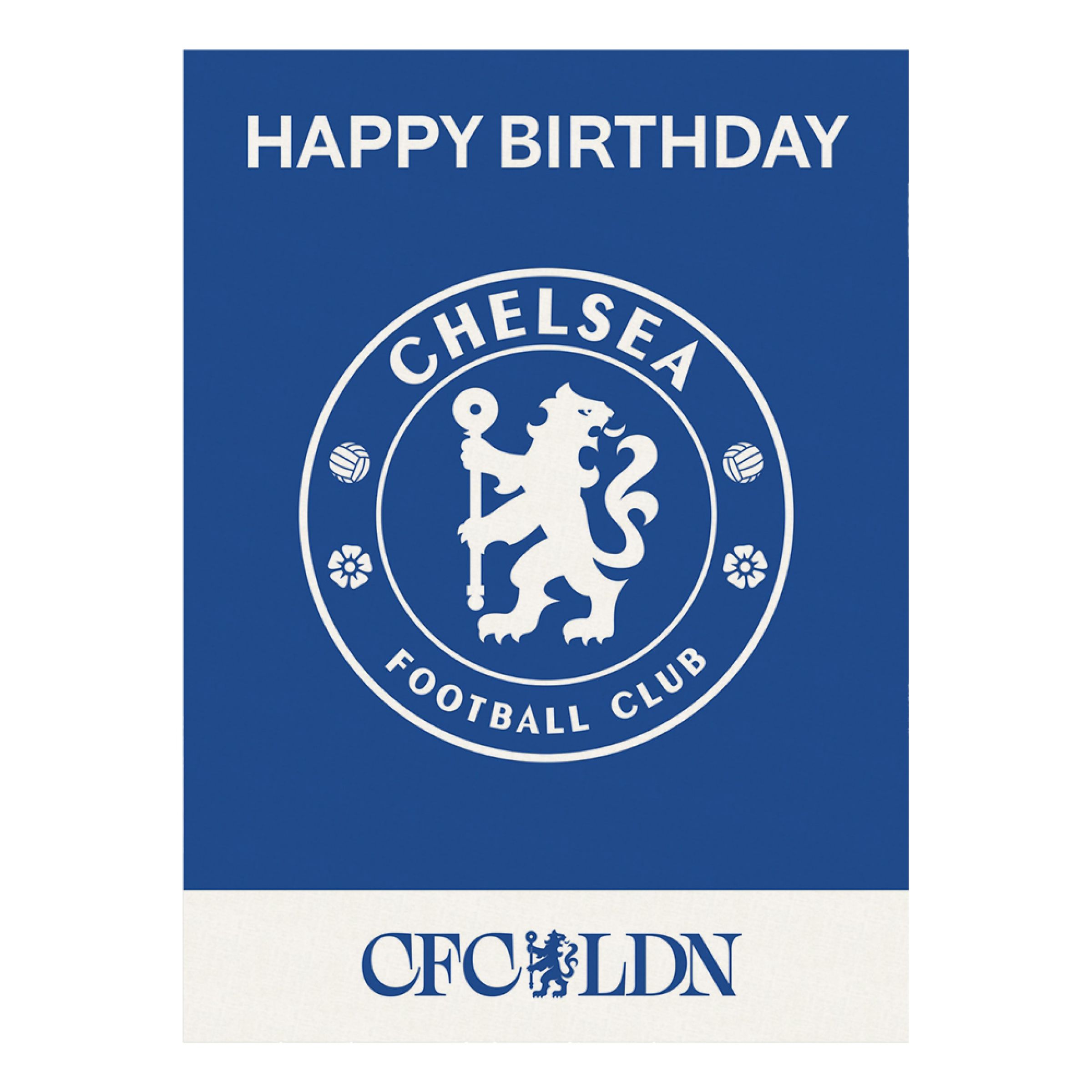 Födelsedagskort Chelsea | Hem - Festartiklar - Hälsningskort - Grattiskort & Födelsedagskort | Maskeradspecialisten