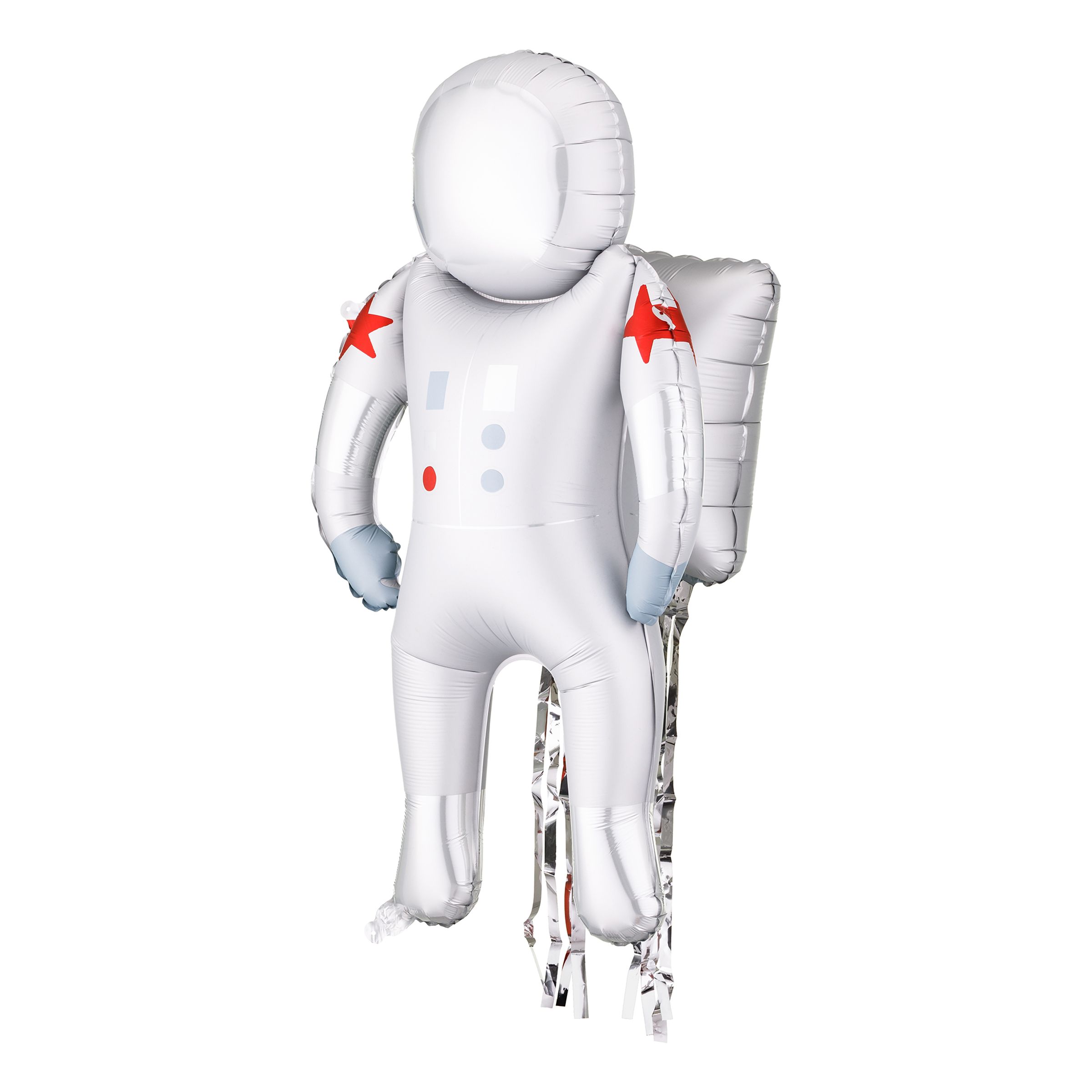 Folieballon Astronaut med Streamers