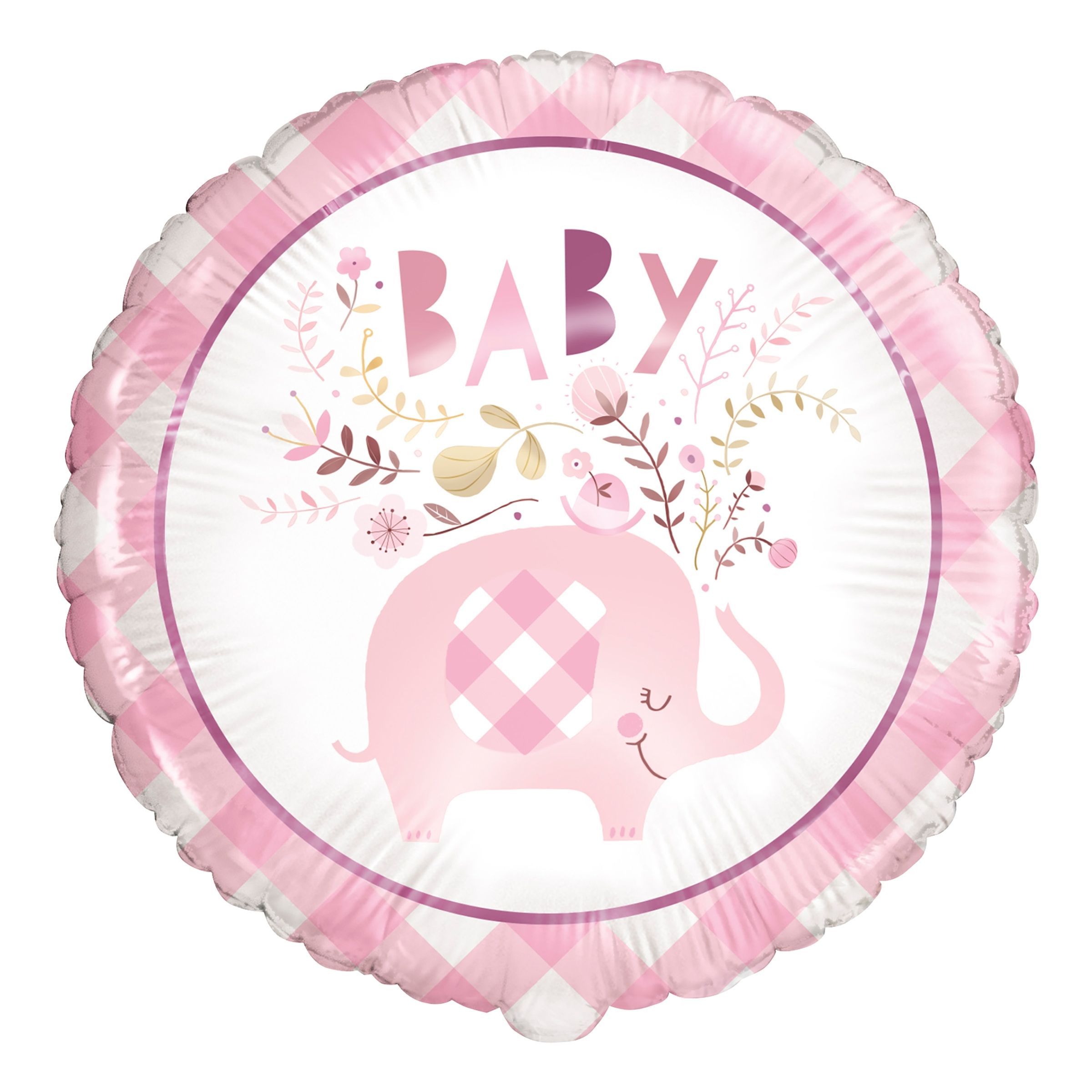 Läs mer om Folieballong Baby Elefant Rosa