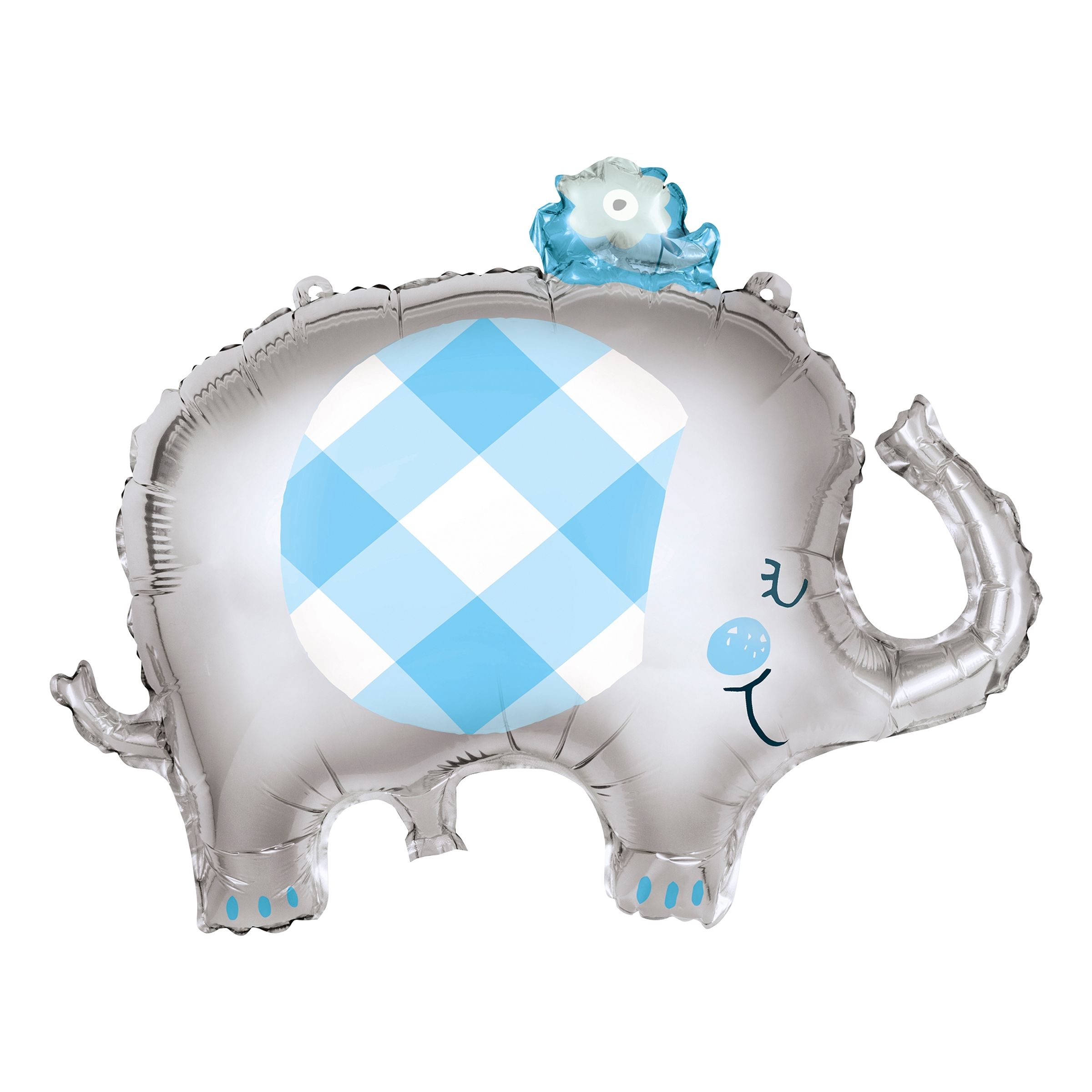 Läs mer om Folieballong Baby Shower Blå Elefant