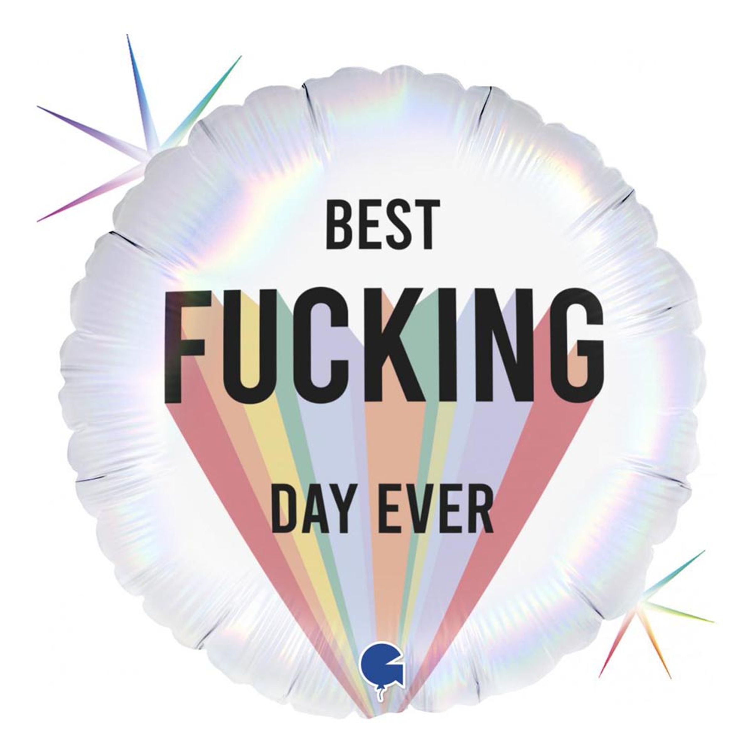 Läs mer om Folieballong Best Fucking Day Ever