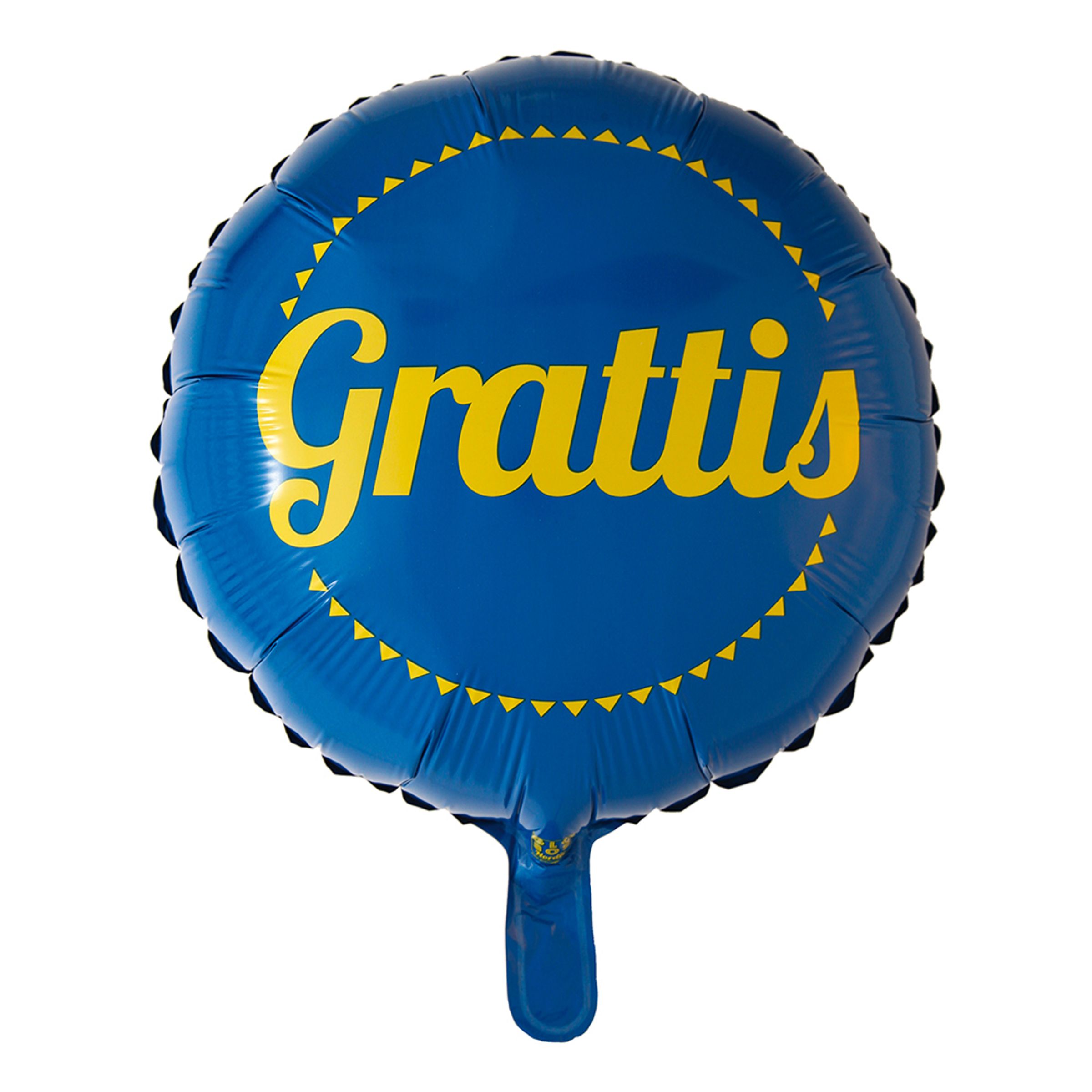 Läs mer om Folieballong Blå/Gul Grattis