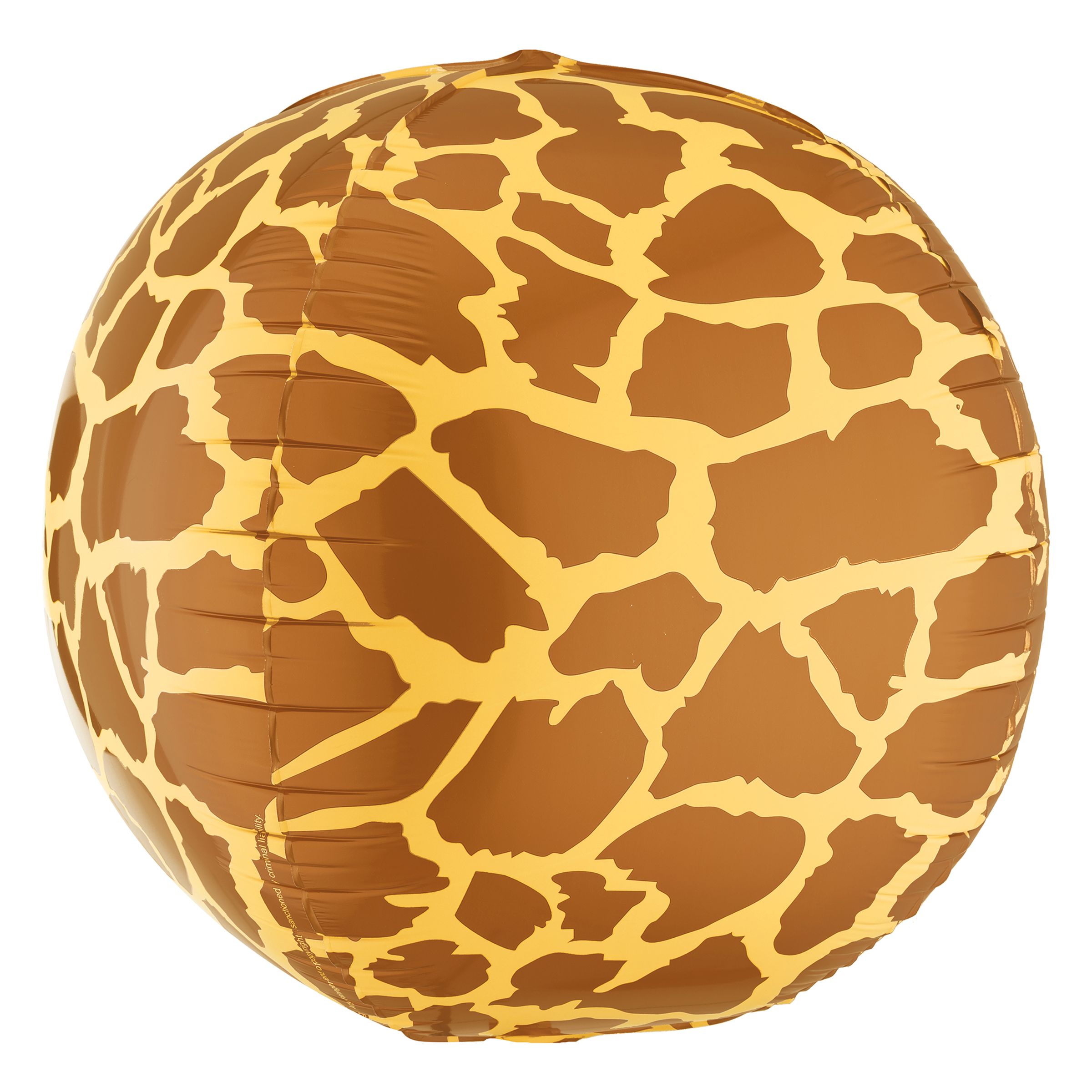 Folieballong Boll Giraffmönster Stor | Hem - Festartiklar - Ballonger - Folieballonger | Pryloteket