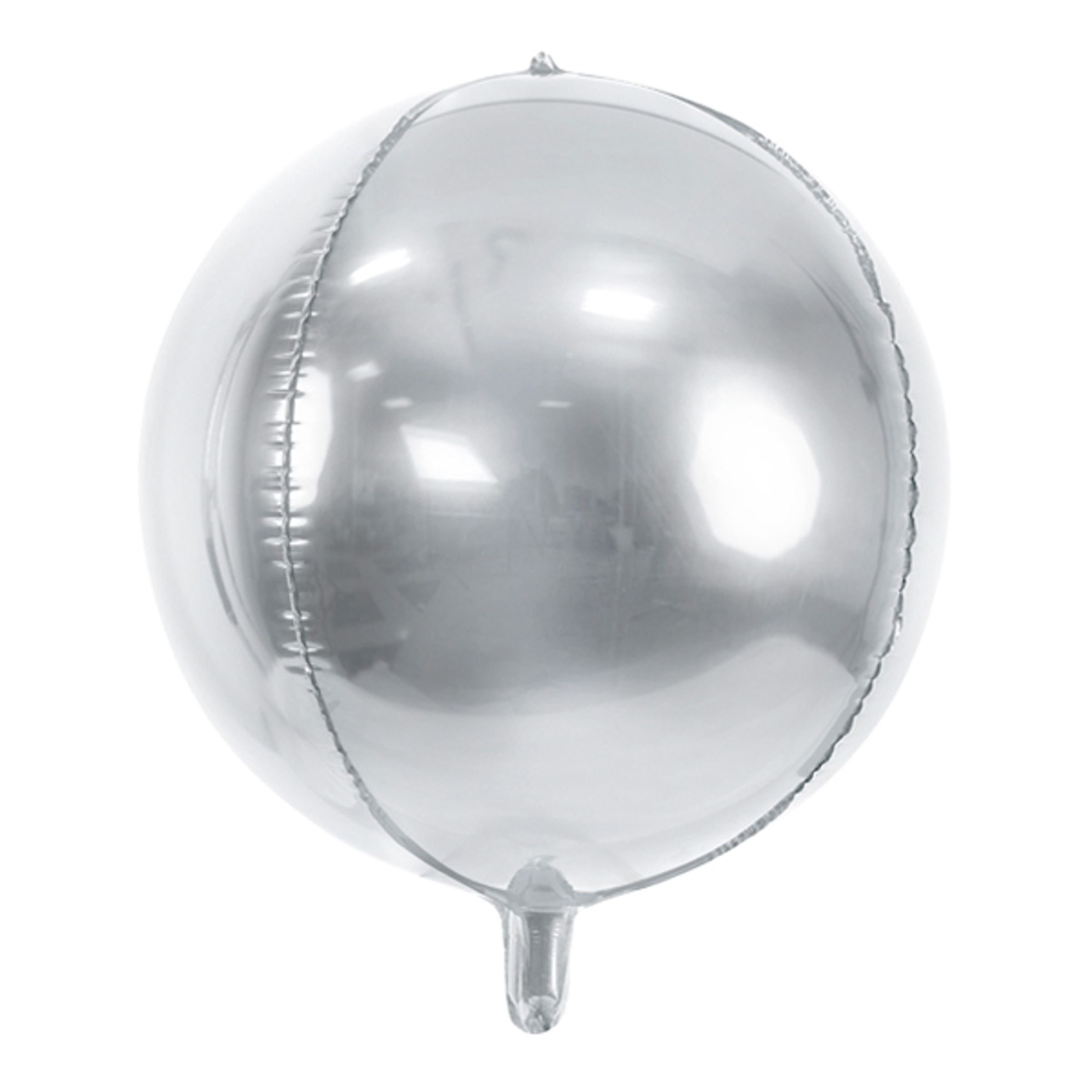 Läs mer om Folieballong Boll Silver
