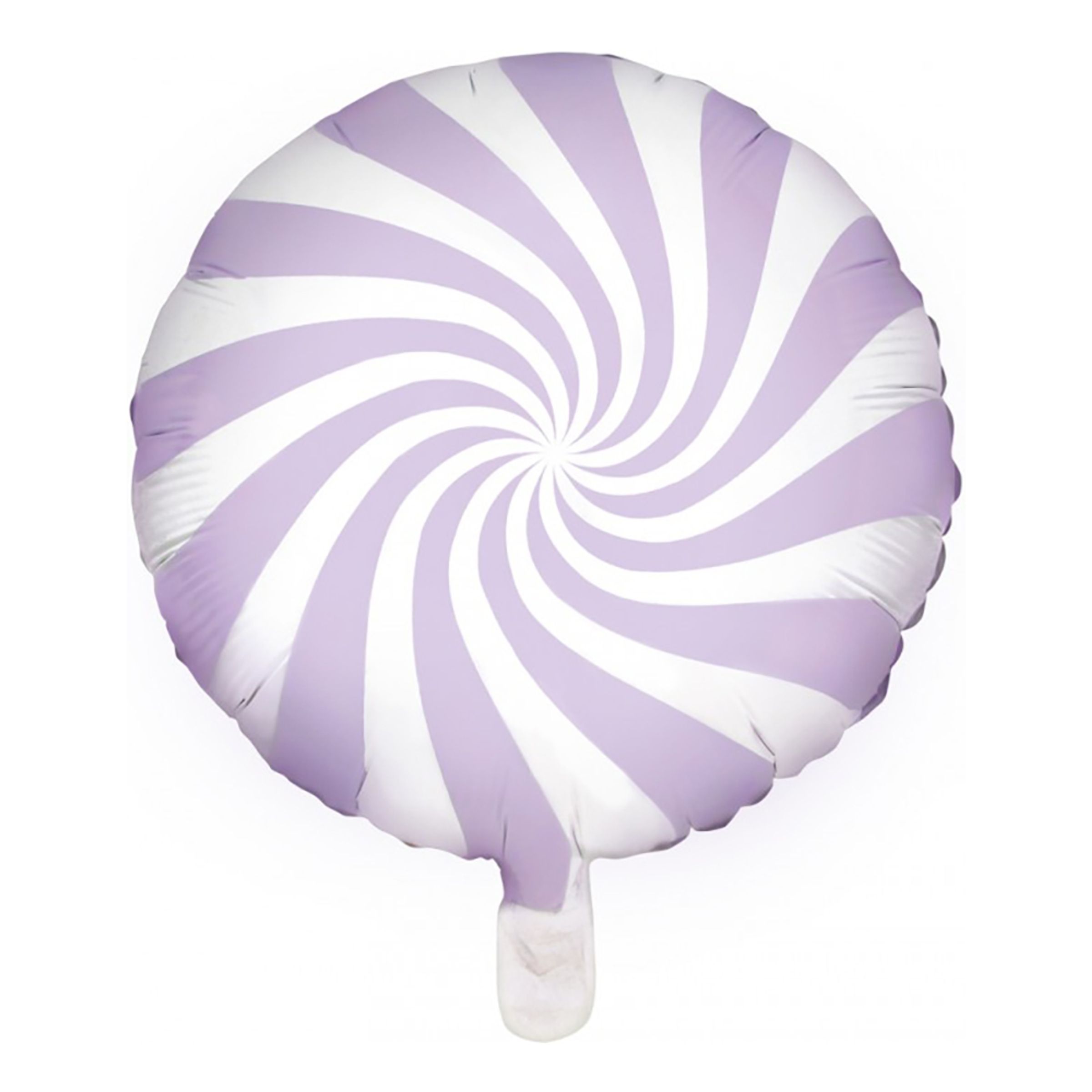 Läs mer om Vit/Ljuslila Folieballong Candy