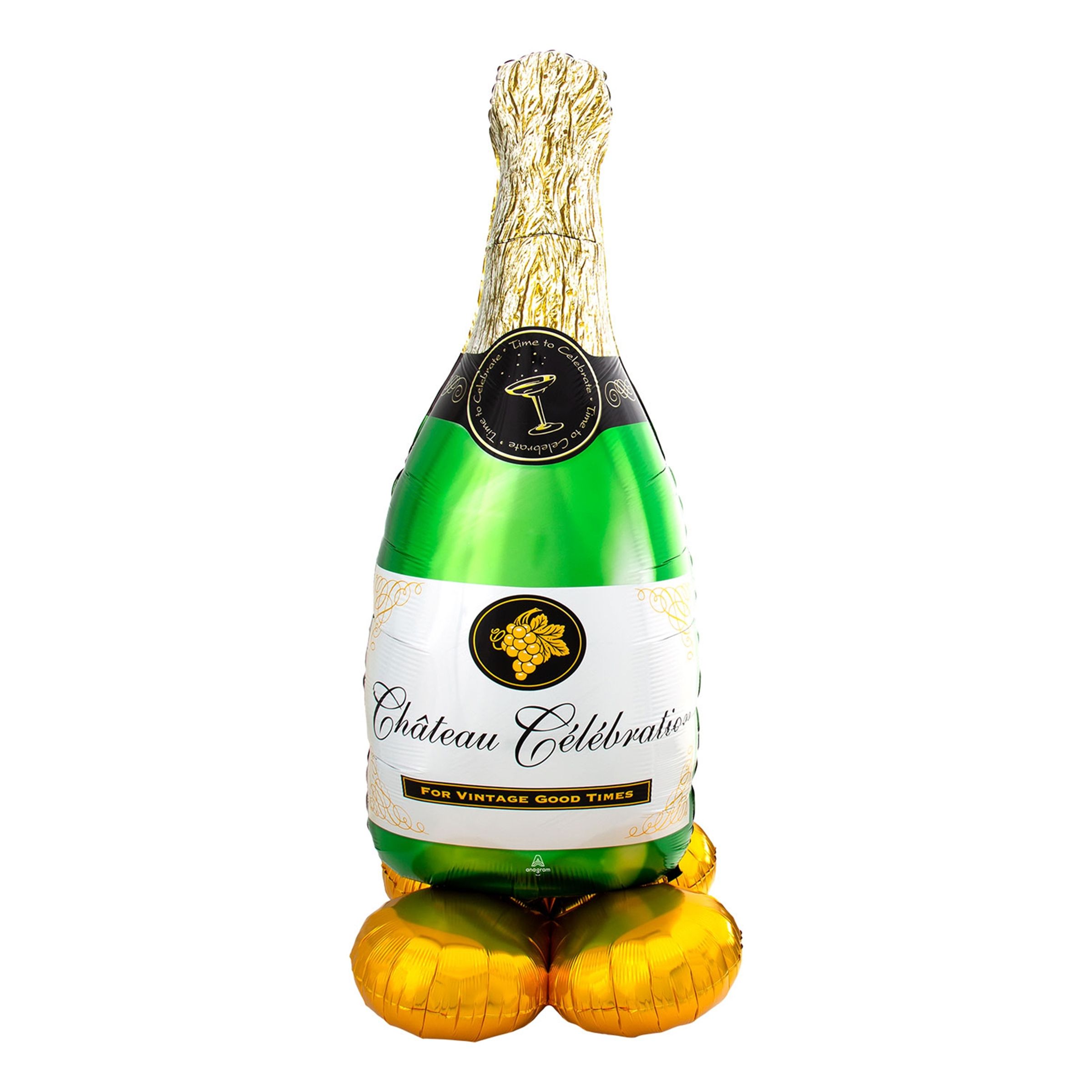 Läs mer om Folieballong Champagneflaska AirLoonz