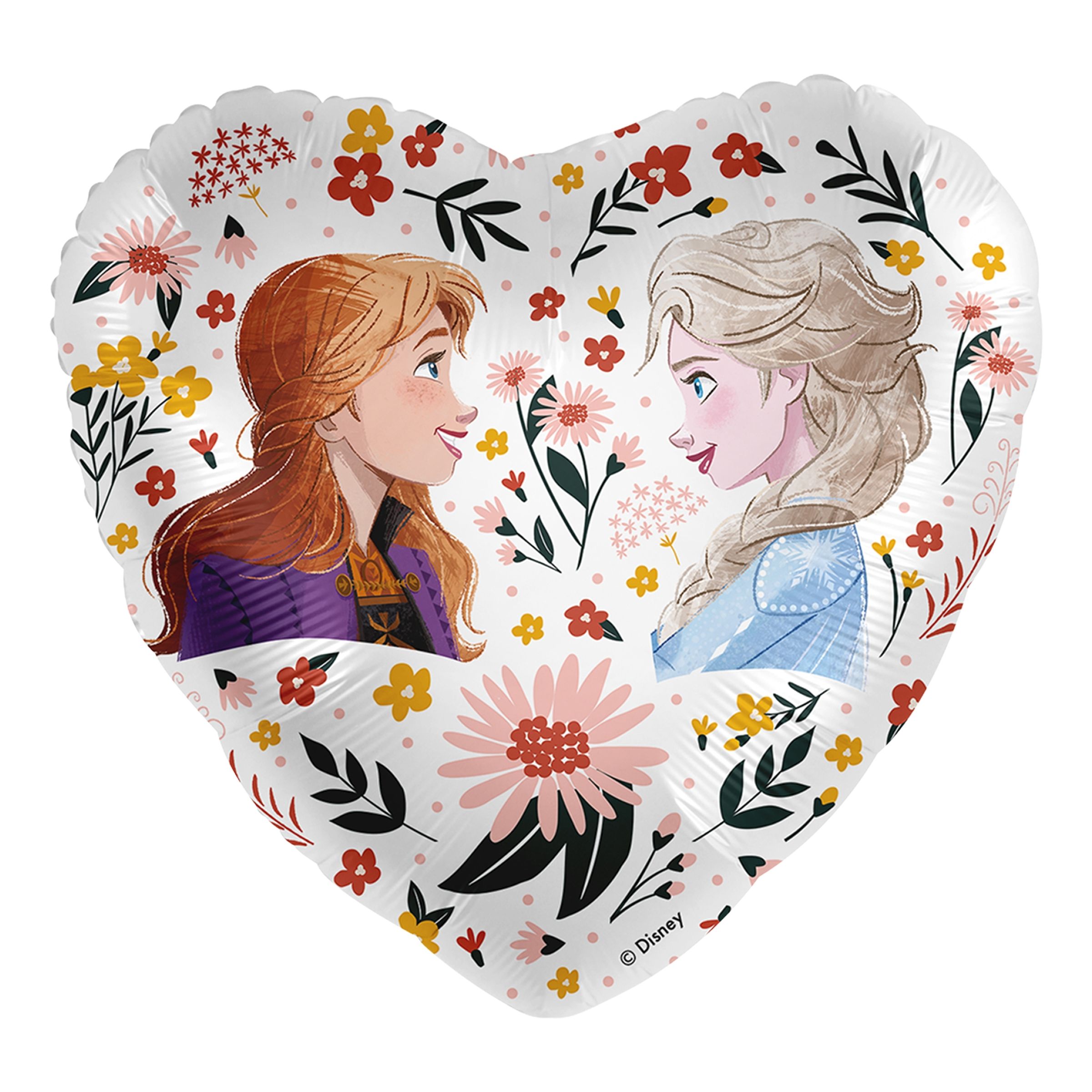 Läs mer om Folieballong Disney Anna & Elsa Blomster