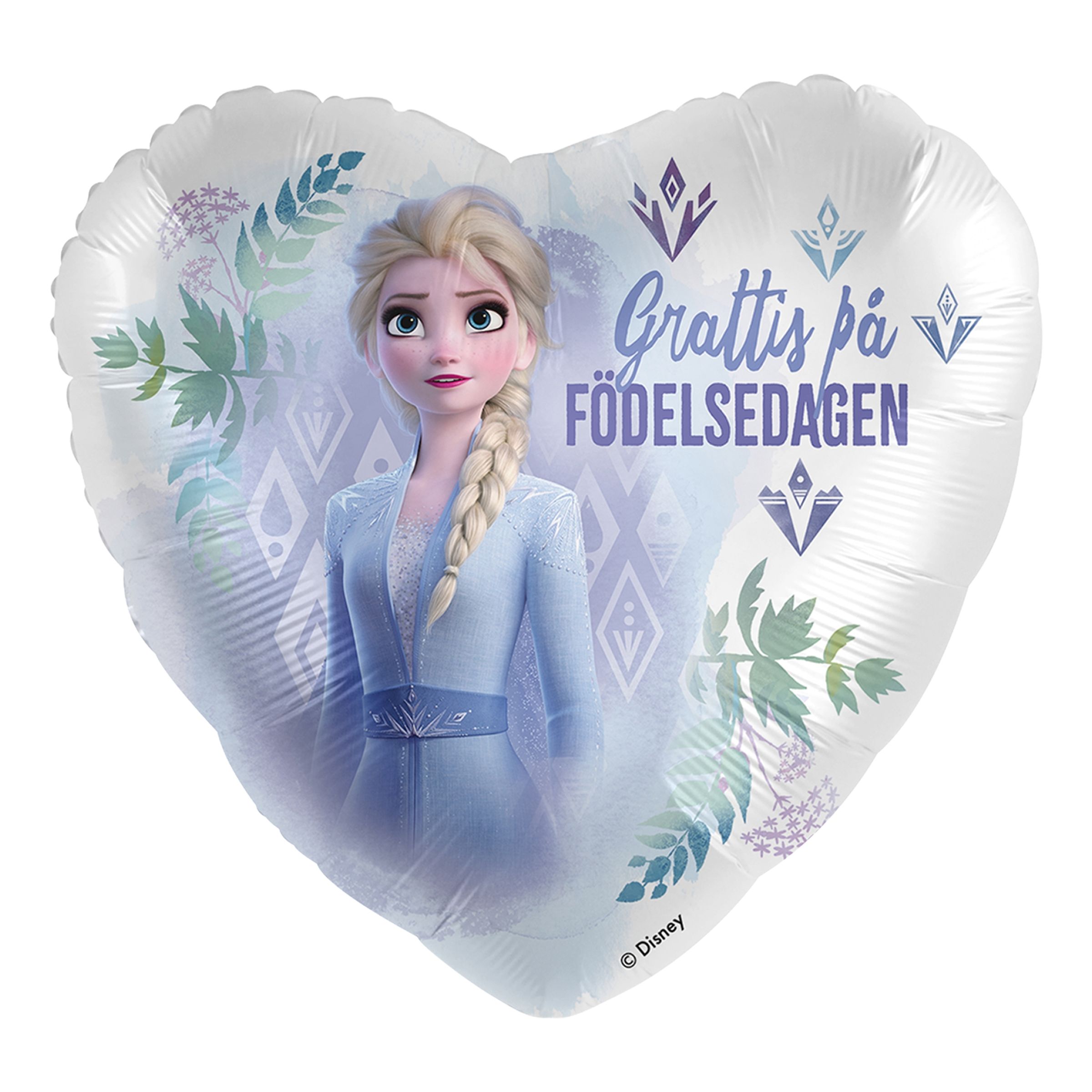 Läs mer om Folieballong Disney Födelsedag med Elsa