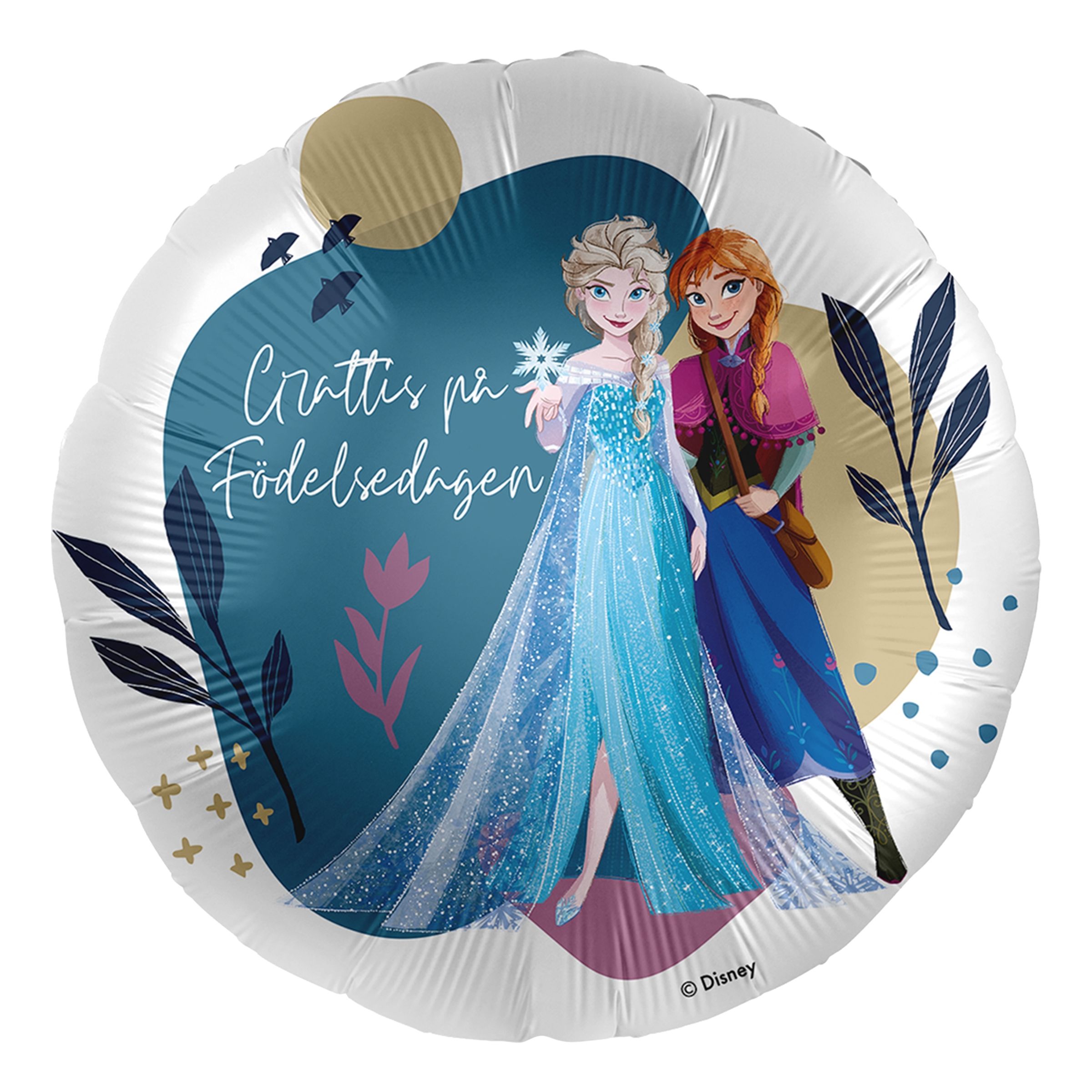 Läs mer om Folieballong Disney Frozen Födelsedag
