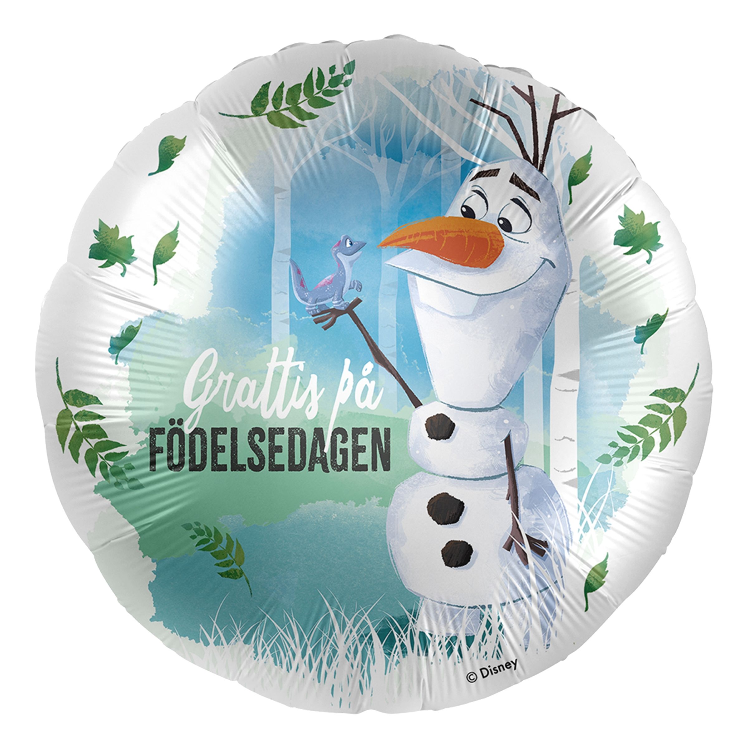 Läs mer om Folieballong Disney Frozen Födelsedag Olaf & Bruni