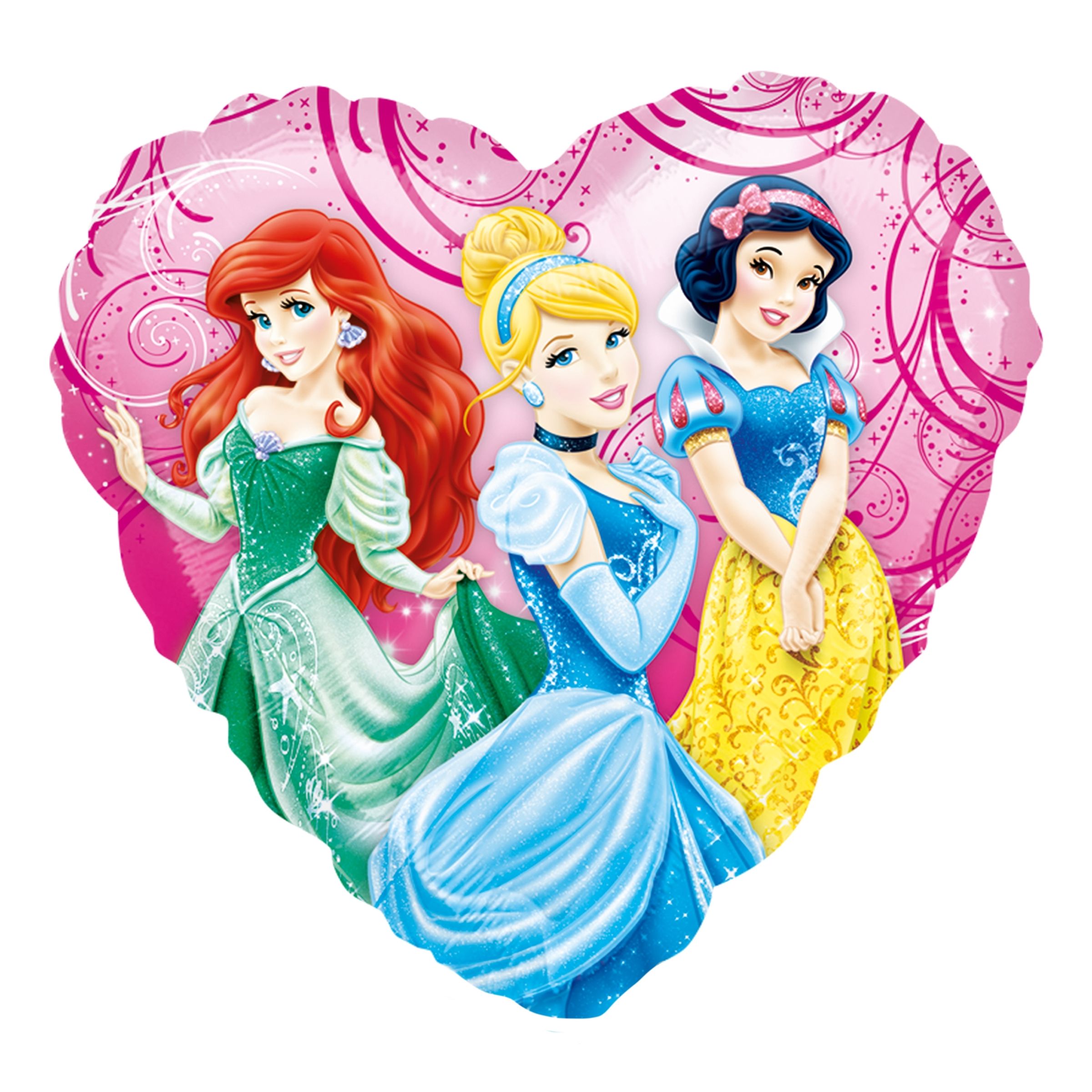 Läs mer om Folieballong Disneyprinsessor på Pinne