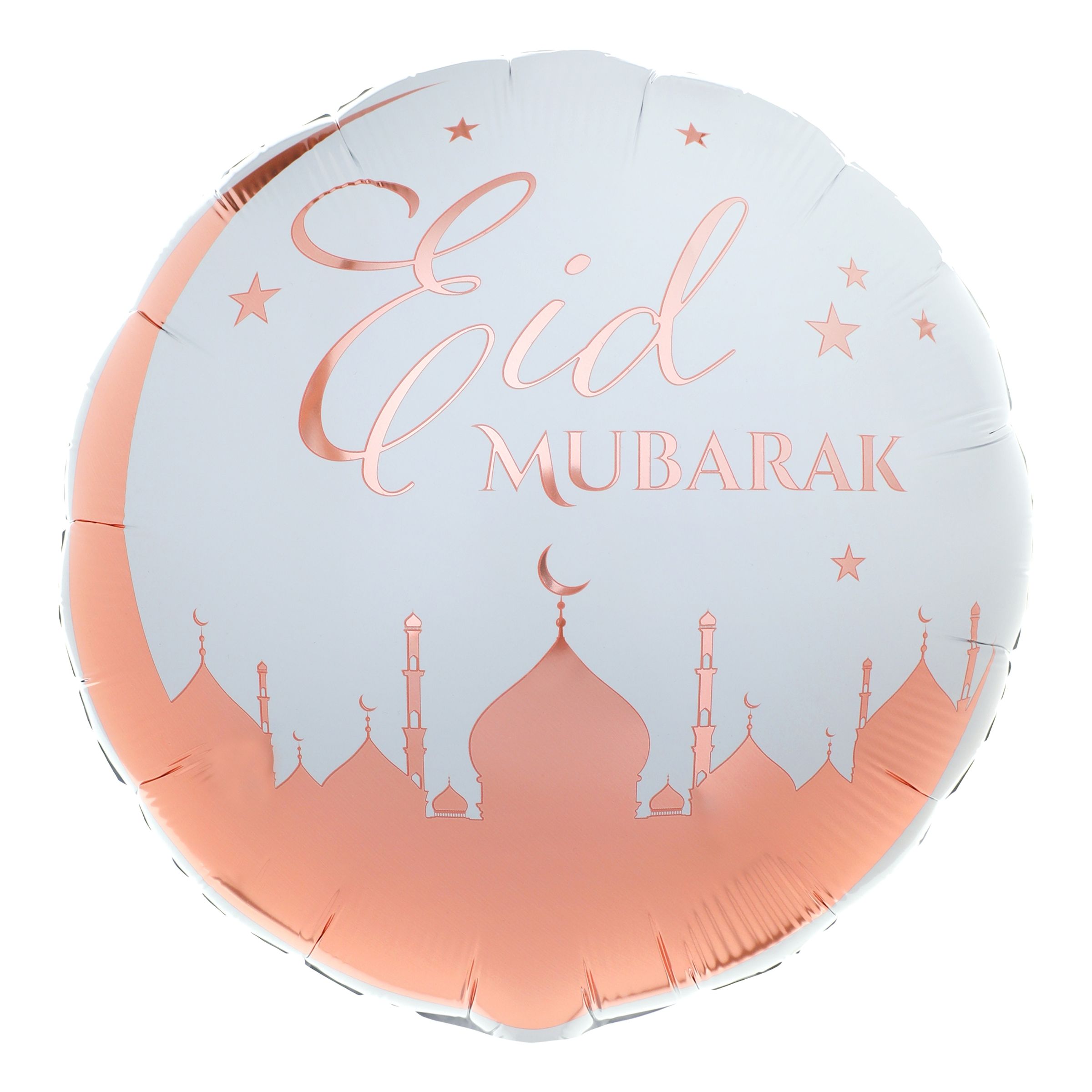 Läs mer om Folieballong Eid Mubarak Roséguld