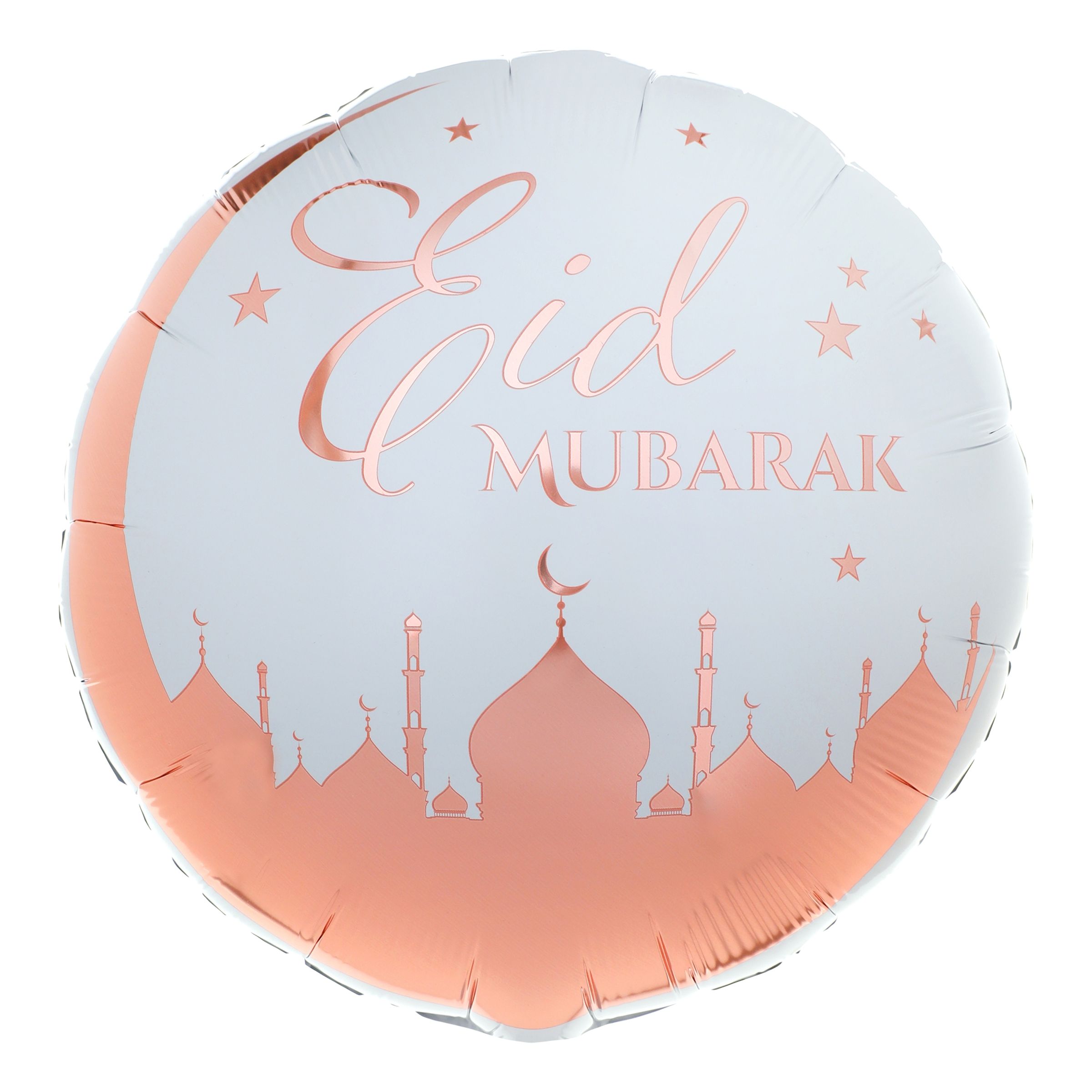 Folieballong Eid Mubarak Roséguld