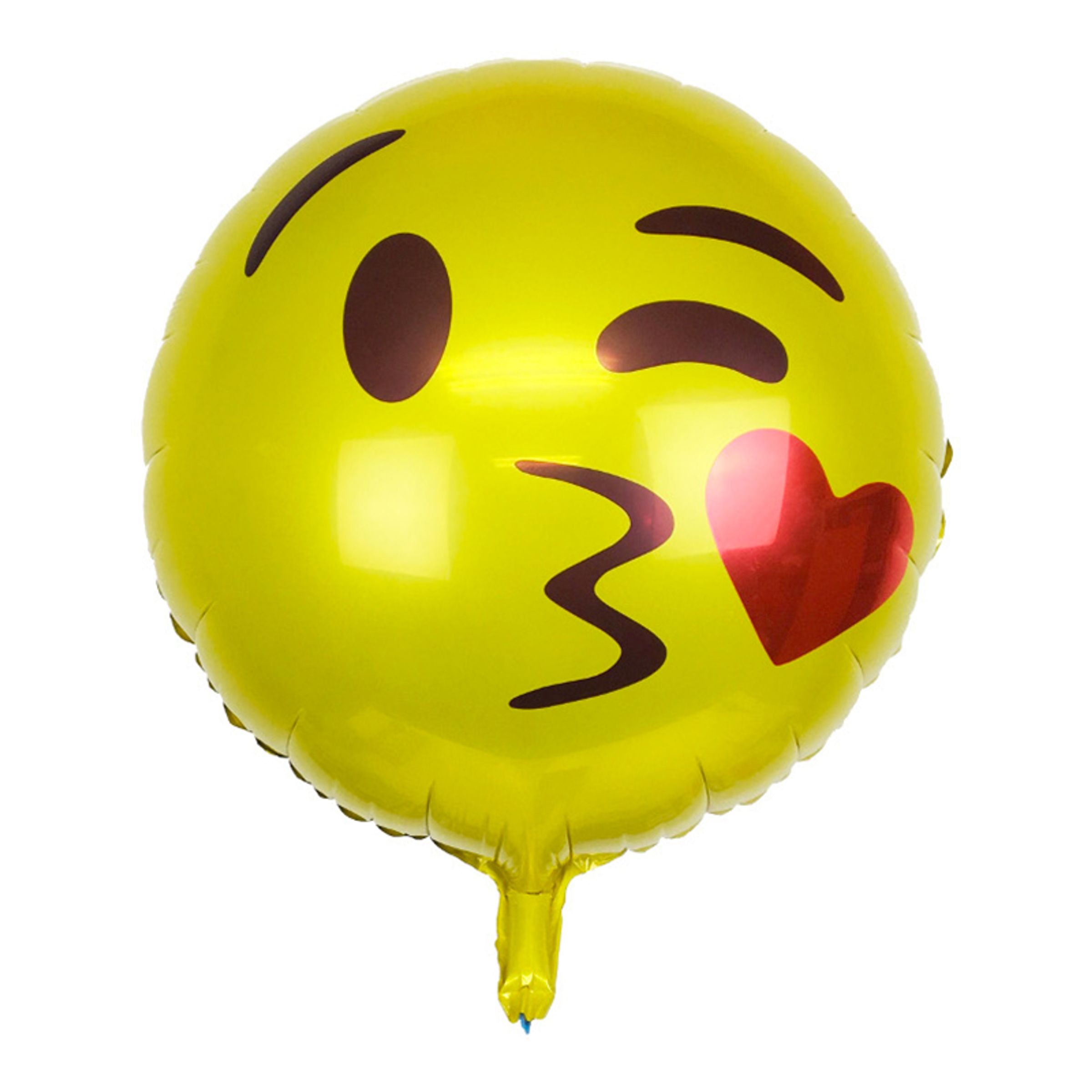 Folieballong Emoji Kiss