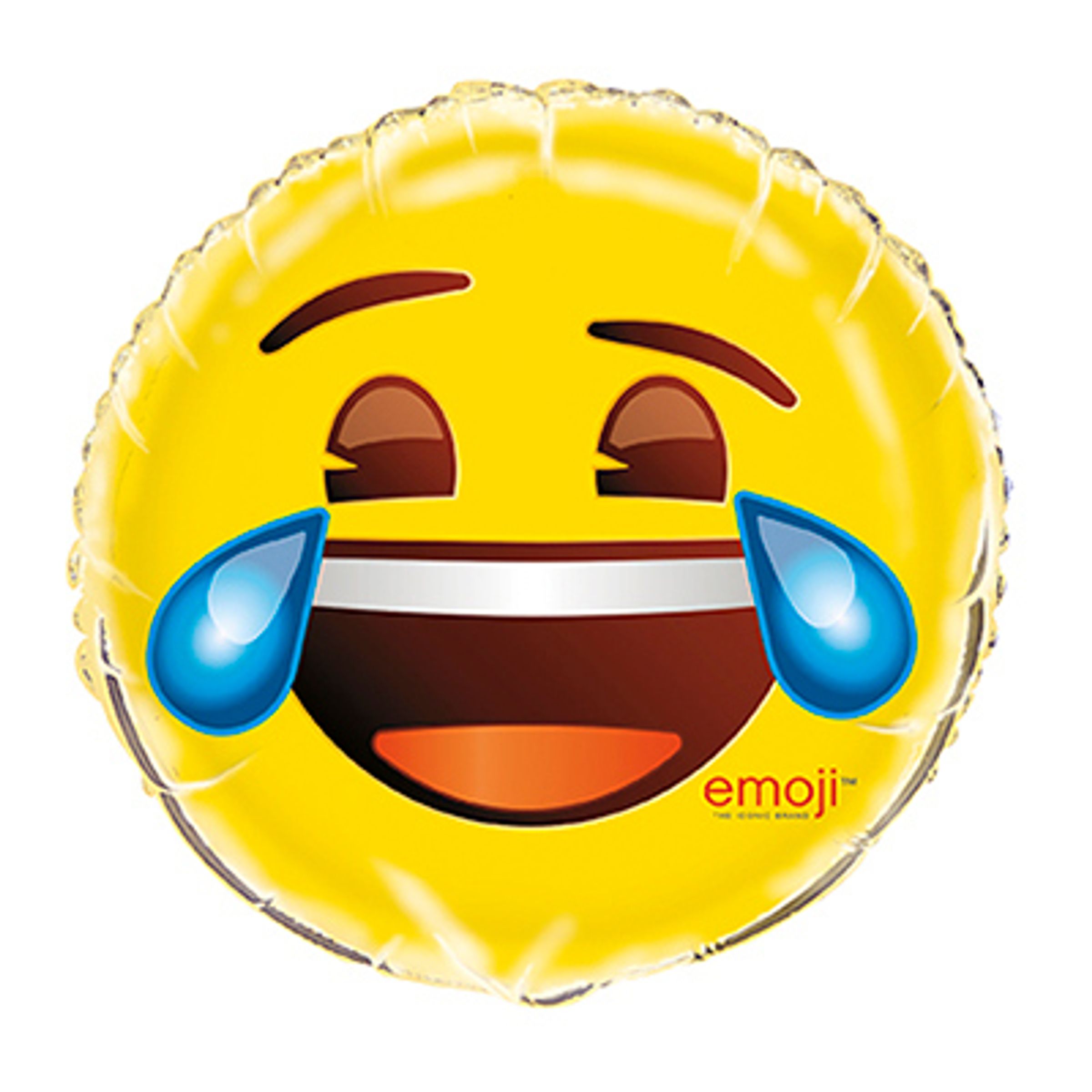 Folieballong Emoji Laughing with Tears | Ballonger//Festartiklar//Folieballonger//Hem | Partyoutlet