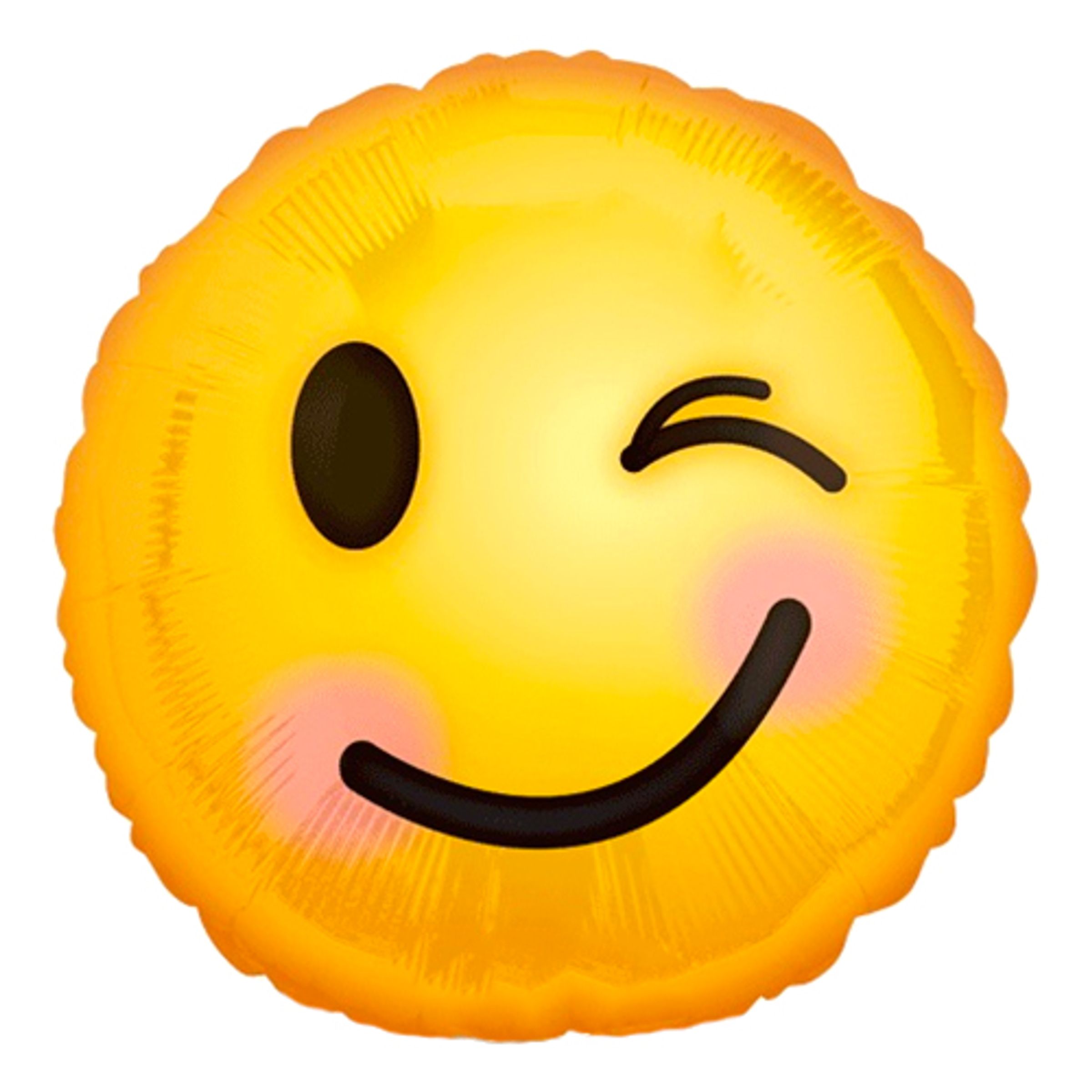 Läs mer om Folieballong Emoji Wink