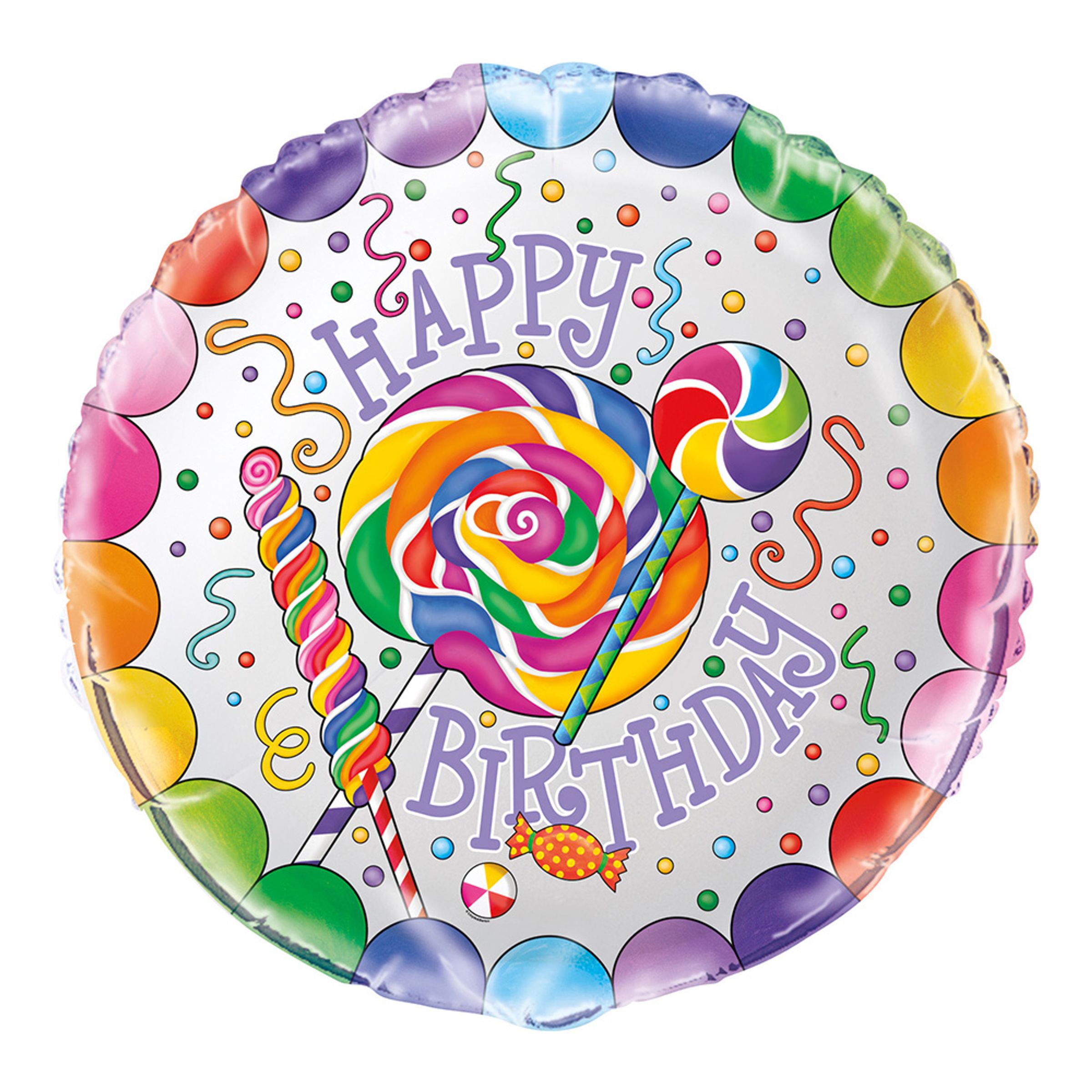 Läs mer om Folieballong Födelsedag Godis