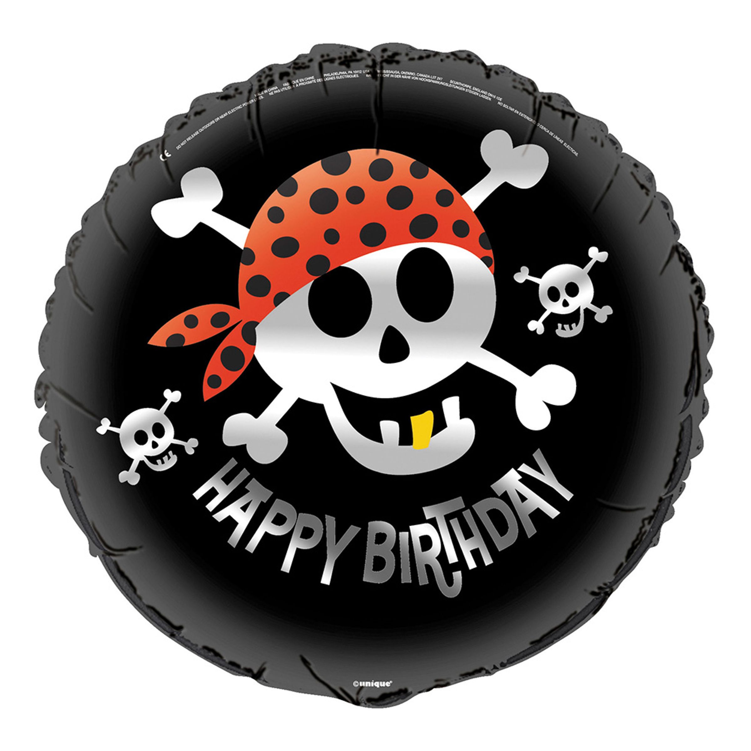 Läs mer om Folieballong Födelsedag Piratkalas