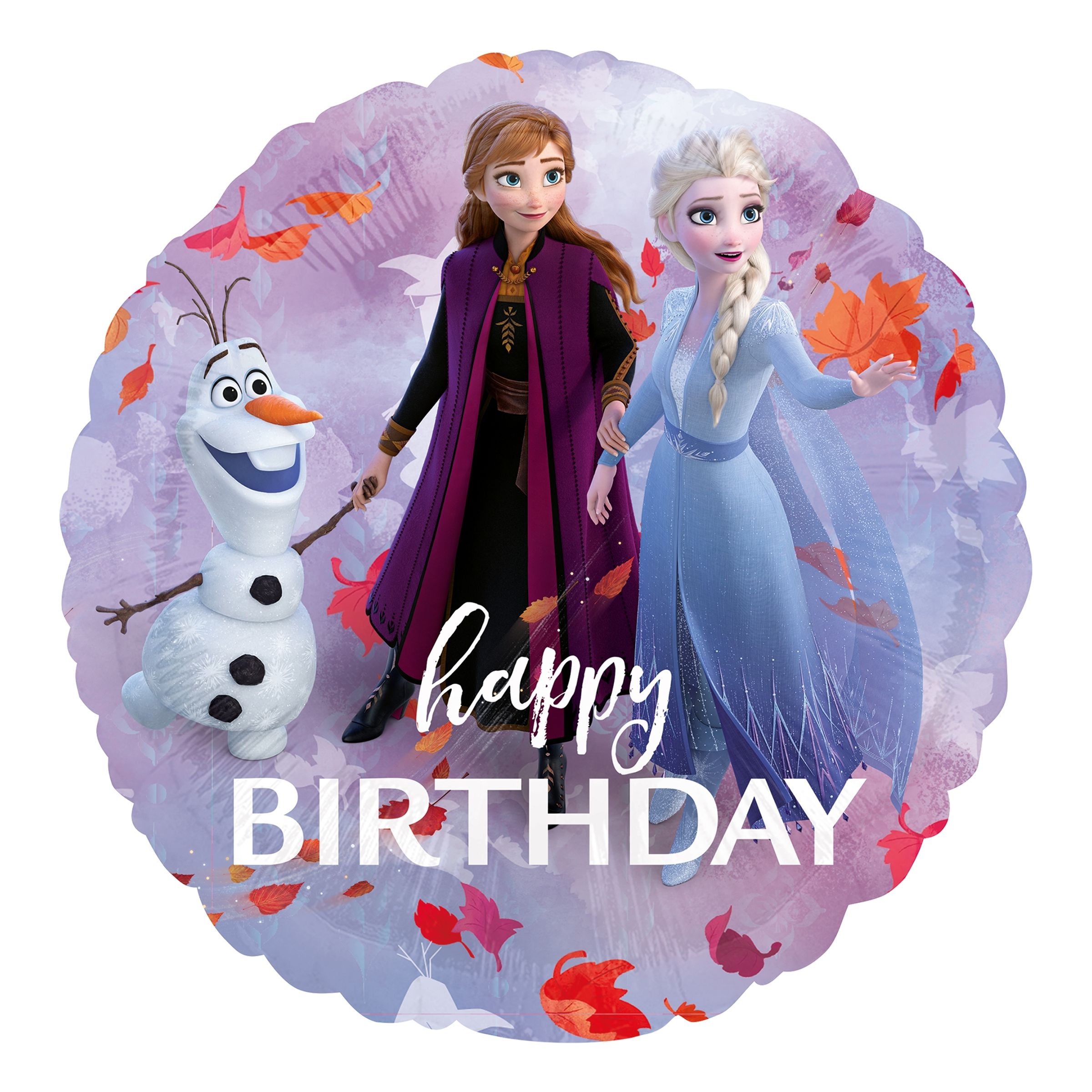 Läs mer om Folieballong Frost/Frozen 2 Happy Birthday