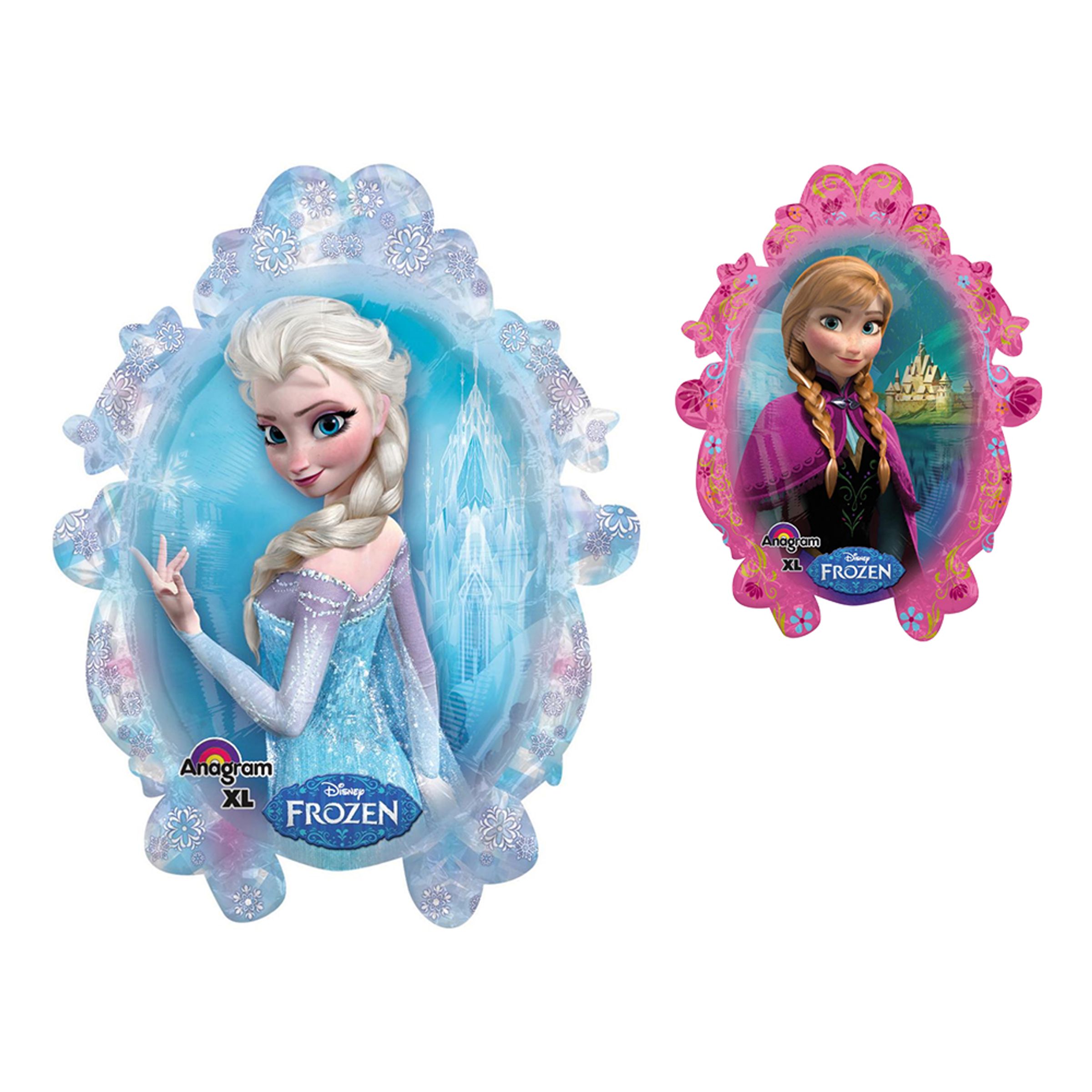 Läs mer om Folieballong Frost/Frozen Anna & Elsa Shape
