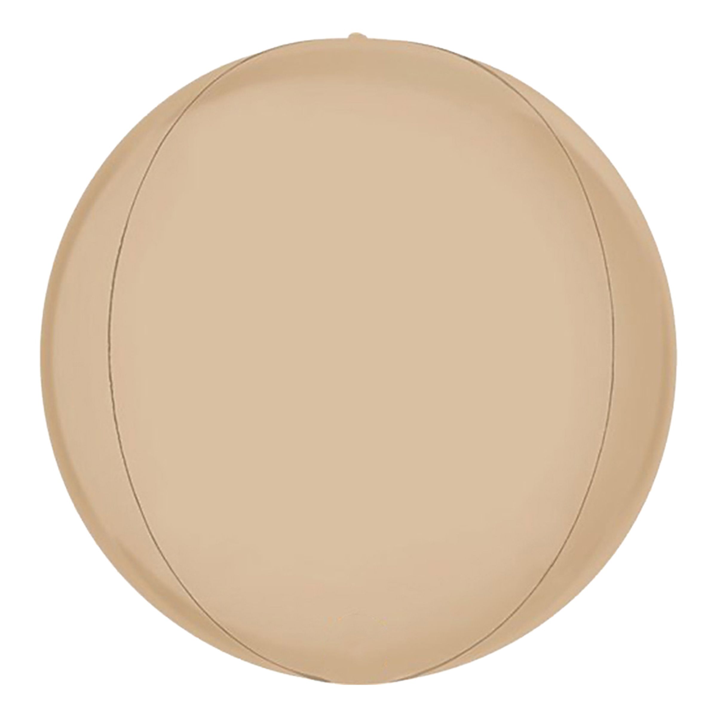 Folieballong Glob Satin Cream