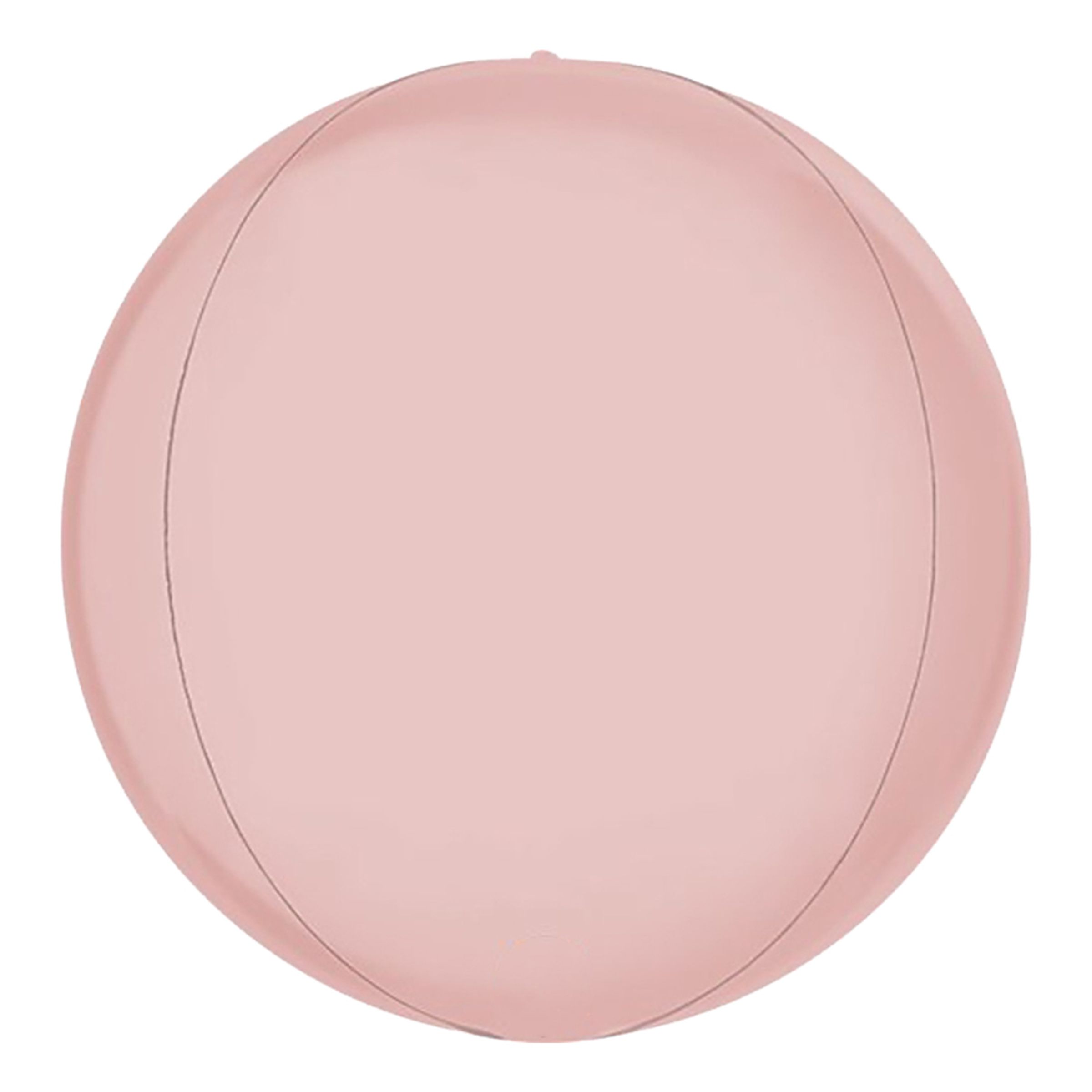 Folieballong Glob Satin Pastellrosa