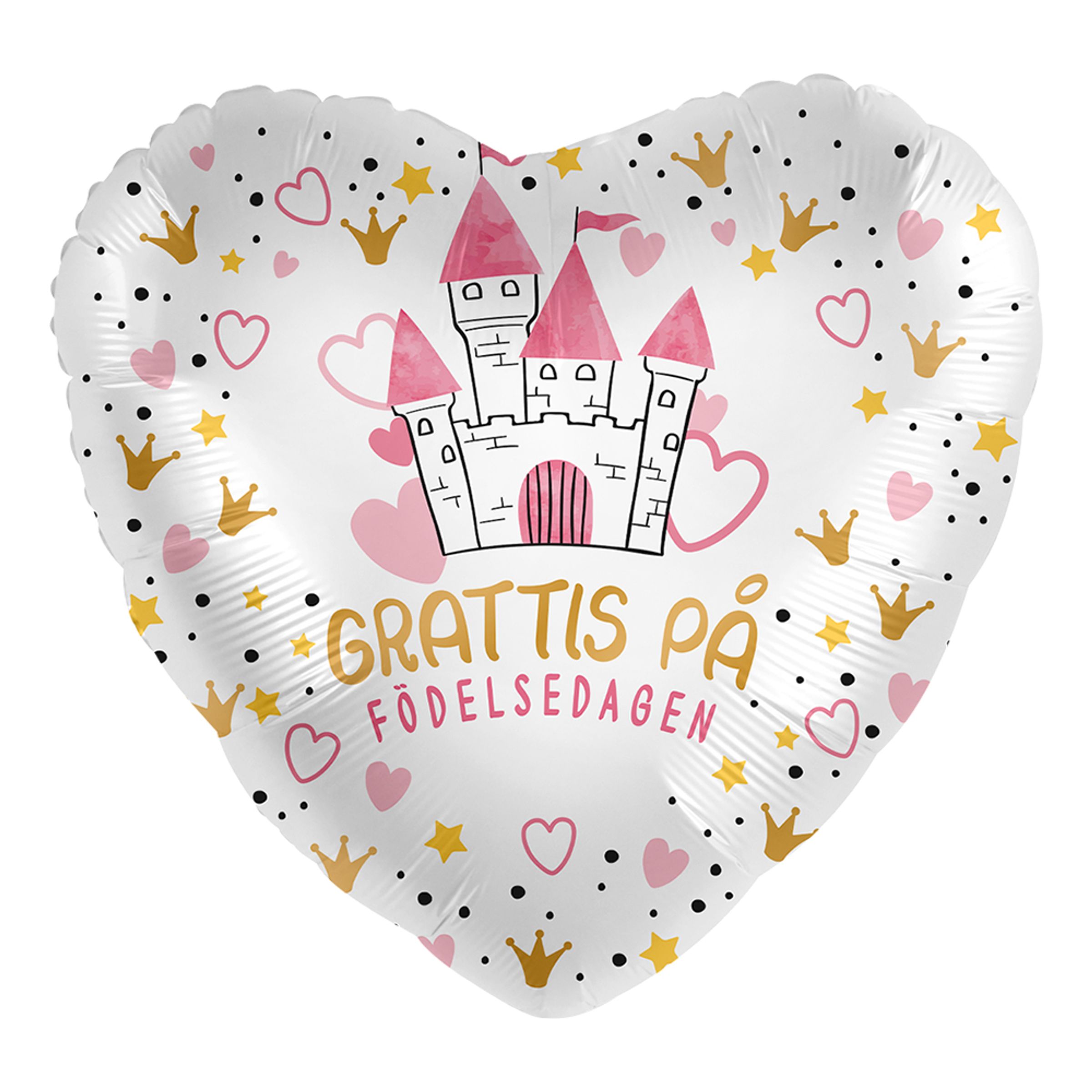 Läs mer om Folieballong Grattis på Födelsedagen Prinsessa