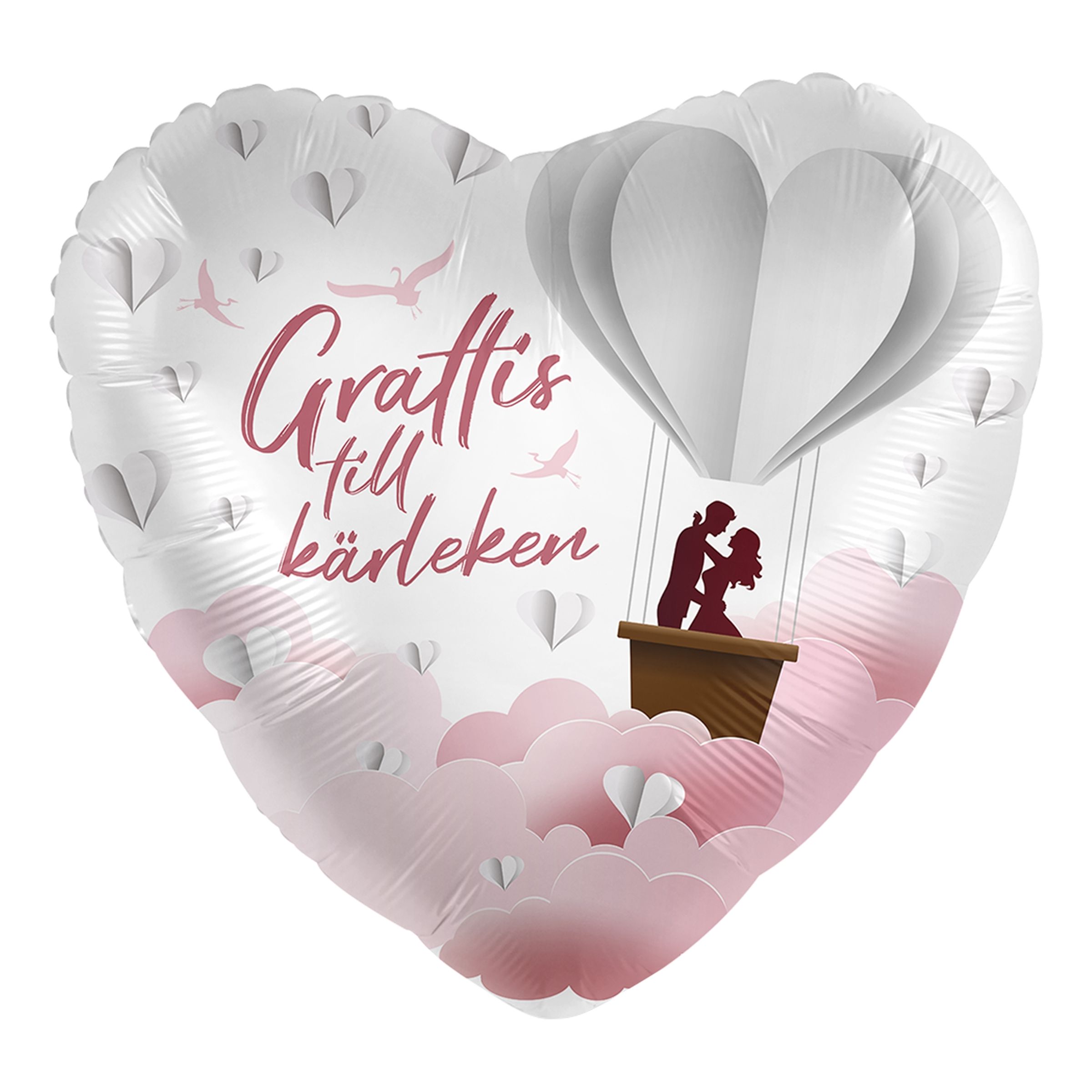 Läs mer om Folieballong Grattis till Kärleken